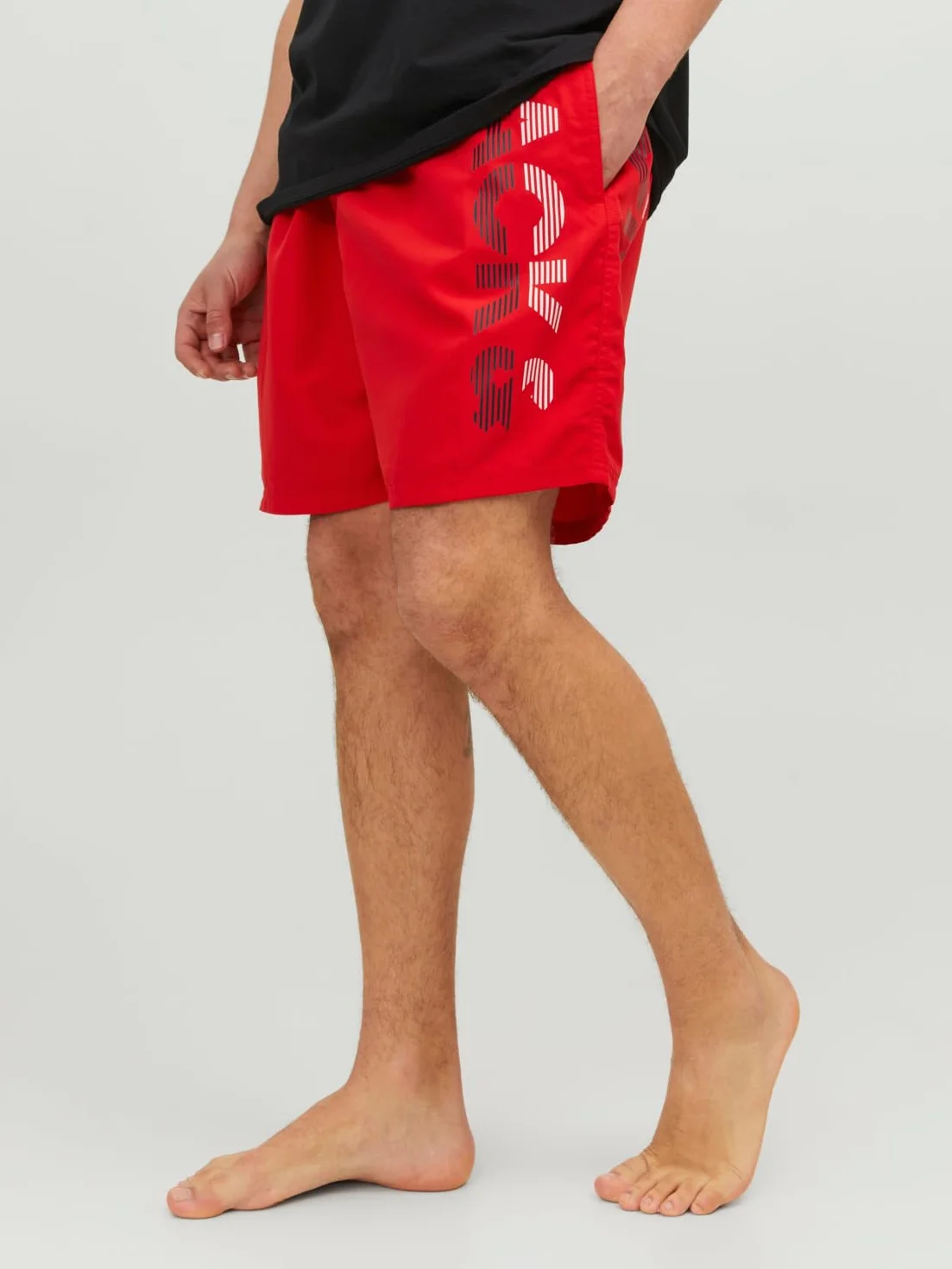 JACK & JONES Szorty kąpielowe Mężczyźni Jpstfiji Jjswim Splicelogo Ly Sn Ps