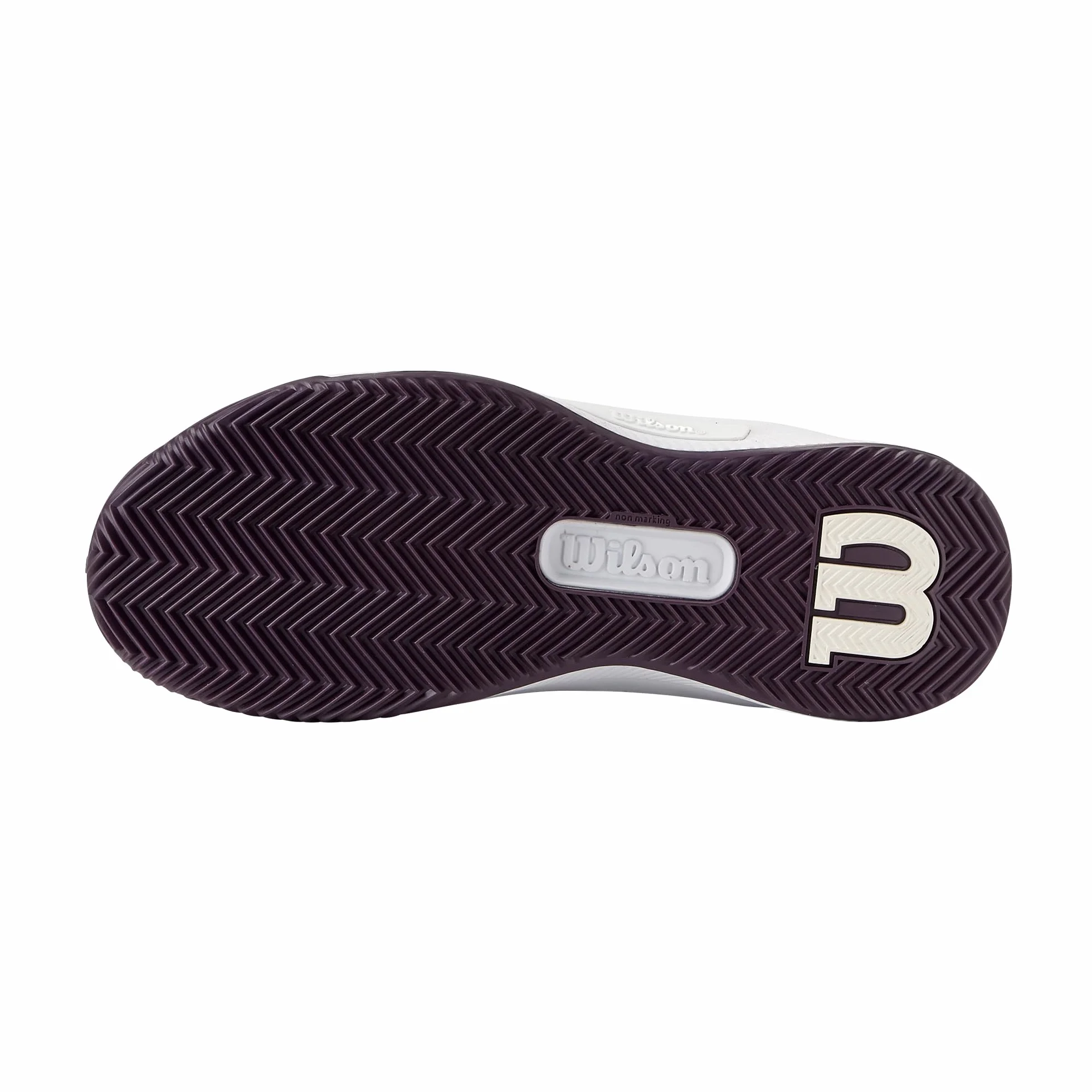 Wilson Damskie buty tenisowe Intrigue Pro Clay RgTennis, Beaujolais White Plum Perfect, 6.5 UK