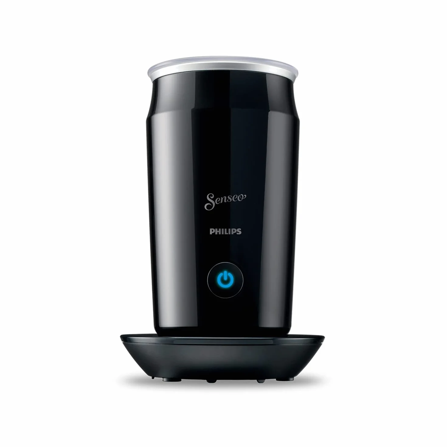 Philips Senseo Spieniacz do mleka gorącego i zimnego, Na 2 cappucino, Nieprzywierająca powłoka, Czarny (CA6500/60)
