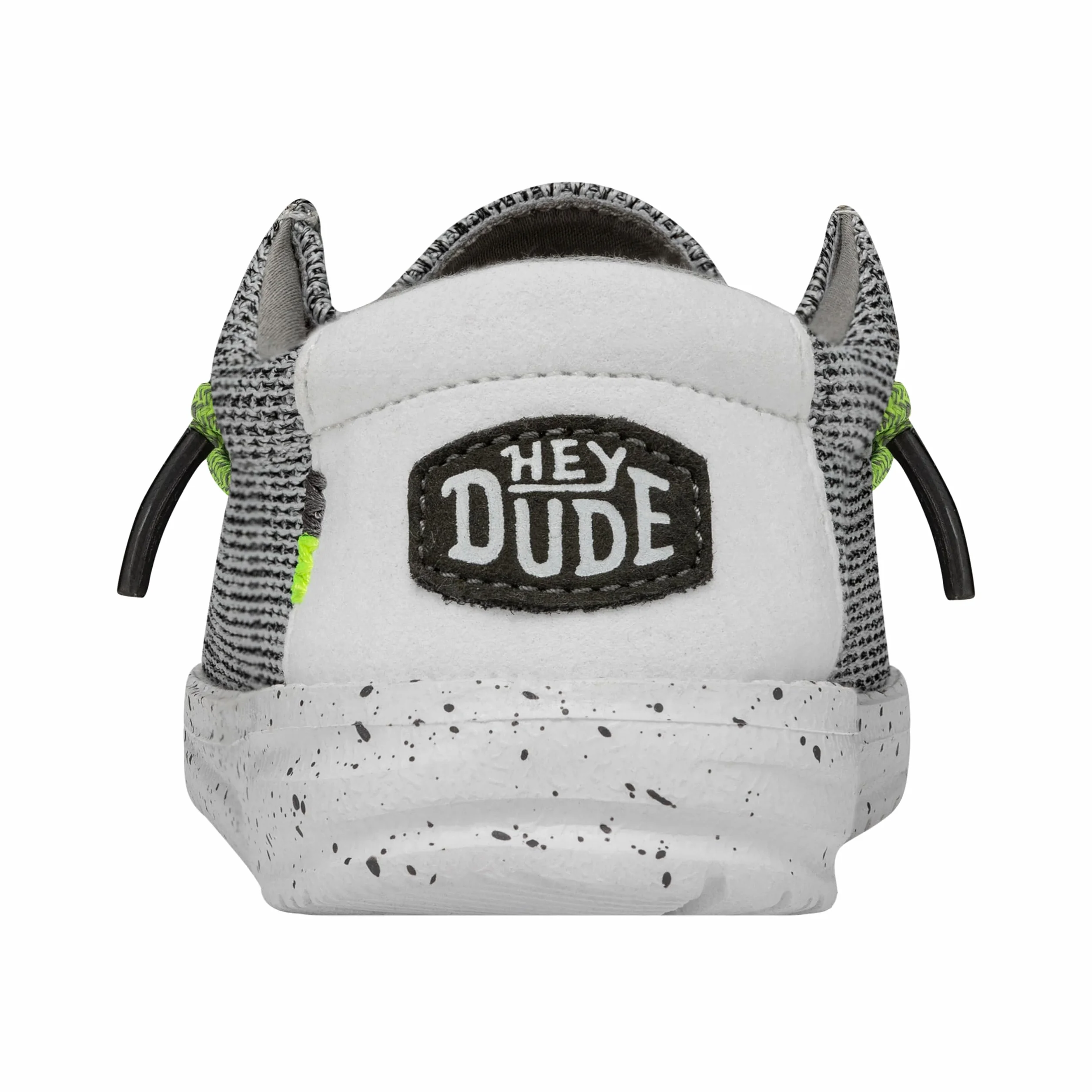 Hey Dude Wally Sox Skater (Toddler/Little Kid/Big Kid), Kamień biały, 1 Little Kid