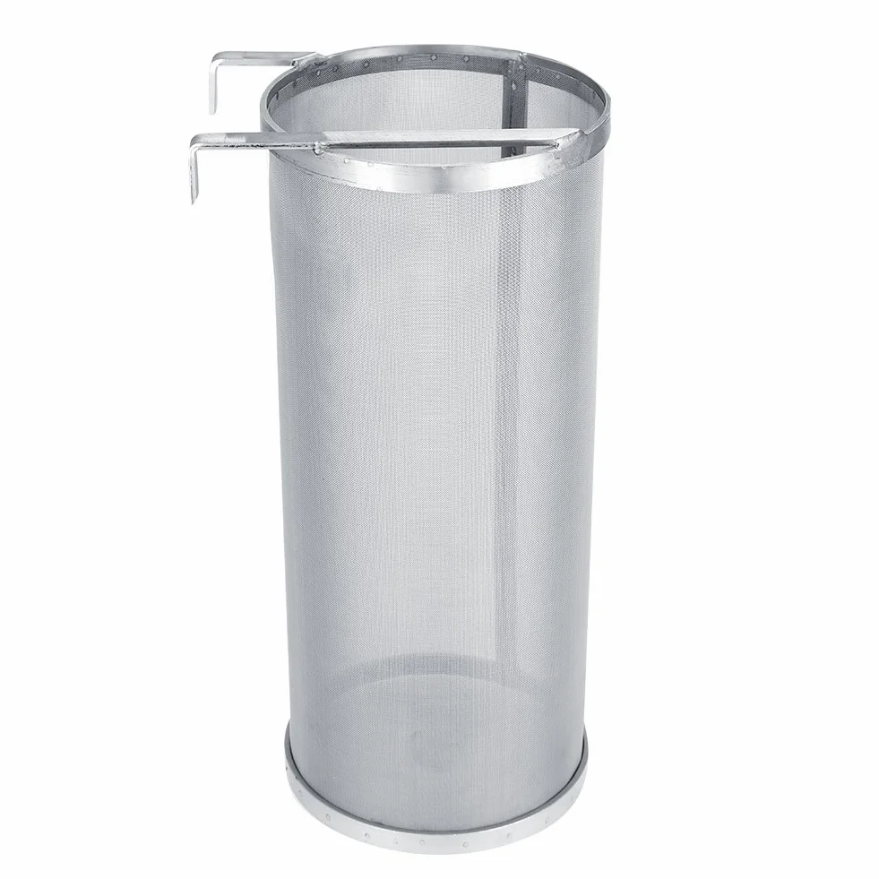 Sitko filtrujące do piwa Spider 300 mikronów stal nierdzewna 15 x 35 cm