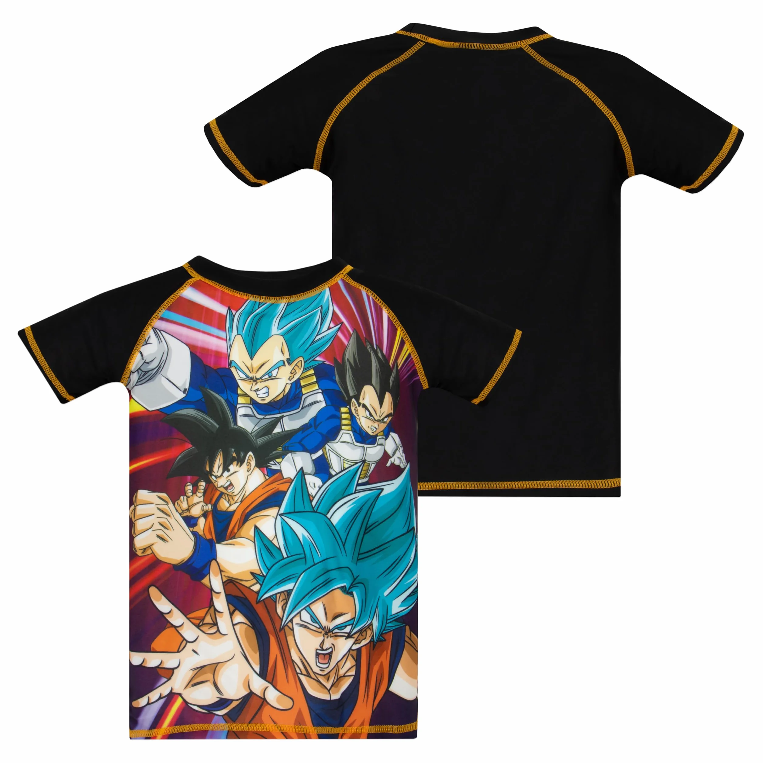 Kostium Kąpielowy Dragon Ball Z dla Chłopców | Kąpielówki Goku dla Chłopców | Zestaw Kąpielowy Anime dla Chłopców, 2 Części