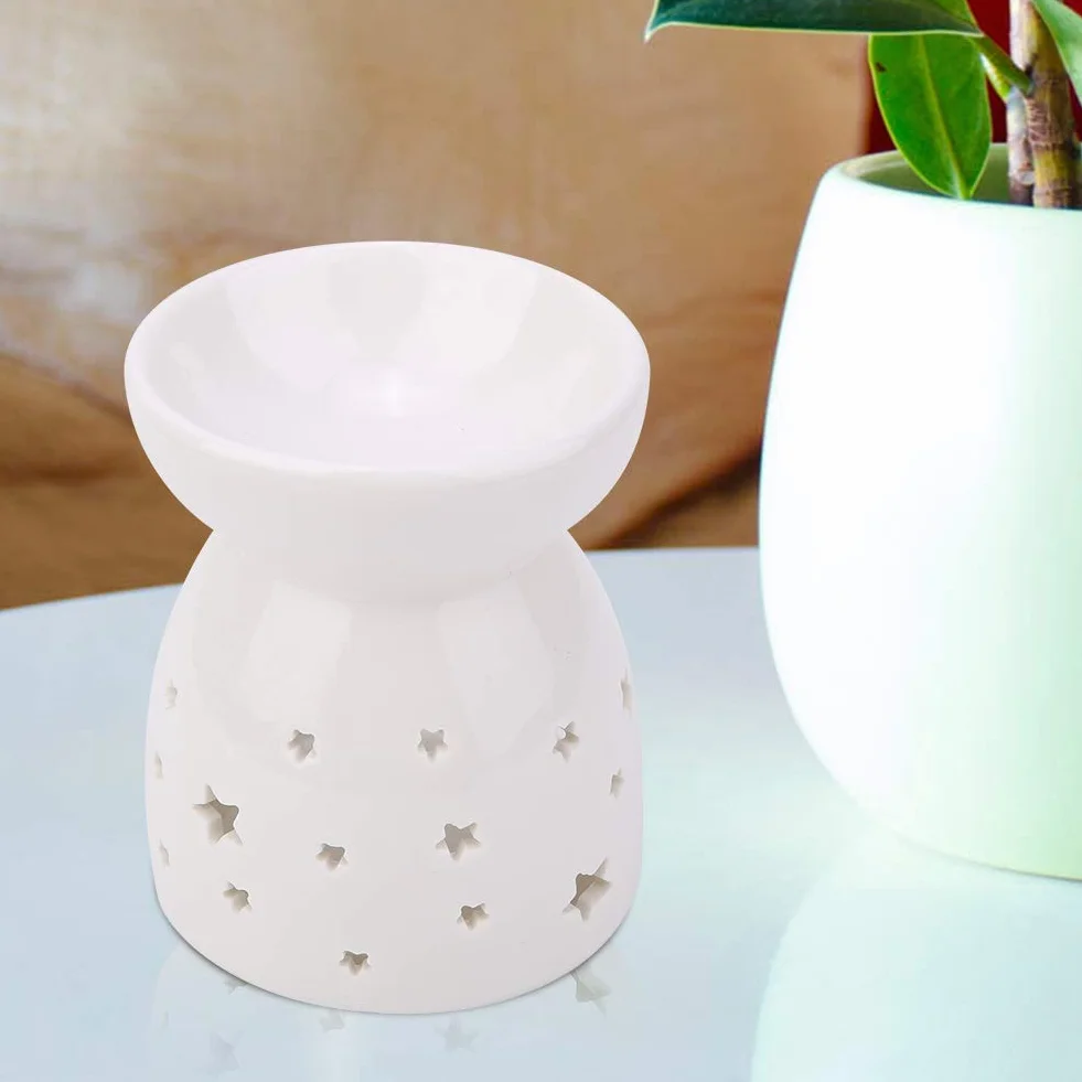Ceramiczny świecznik wieczorowy, zapachowa Palnik Świeca Kadzidło Kuchenka do aromaterapii (3#)