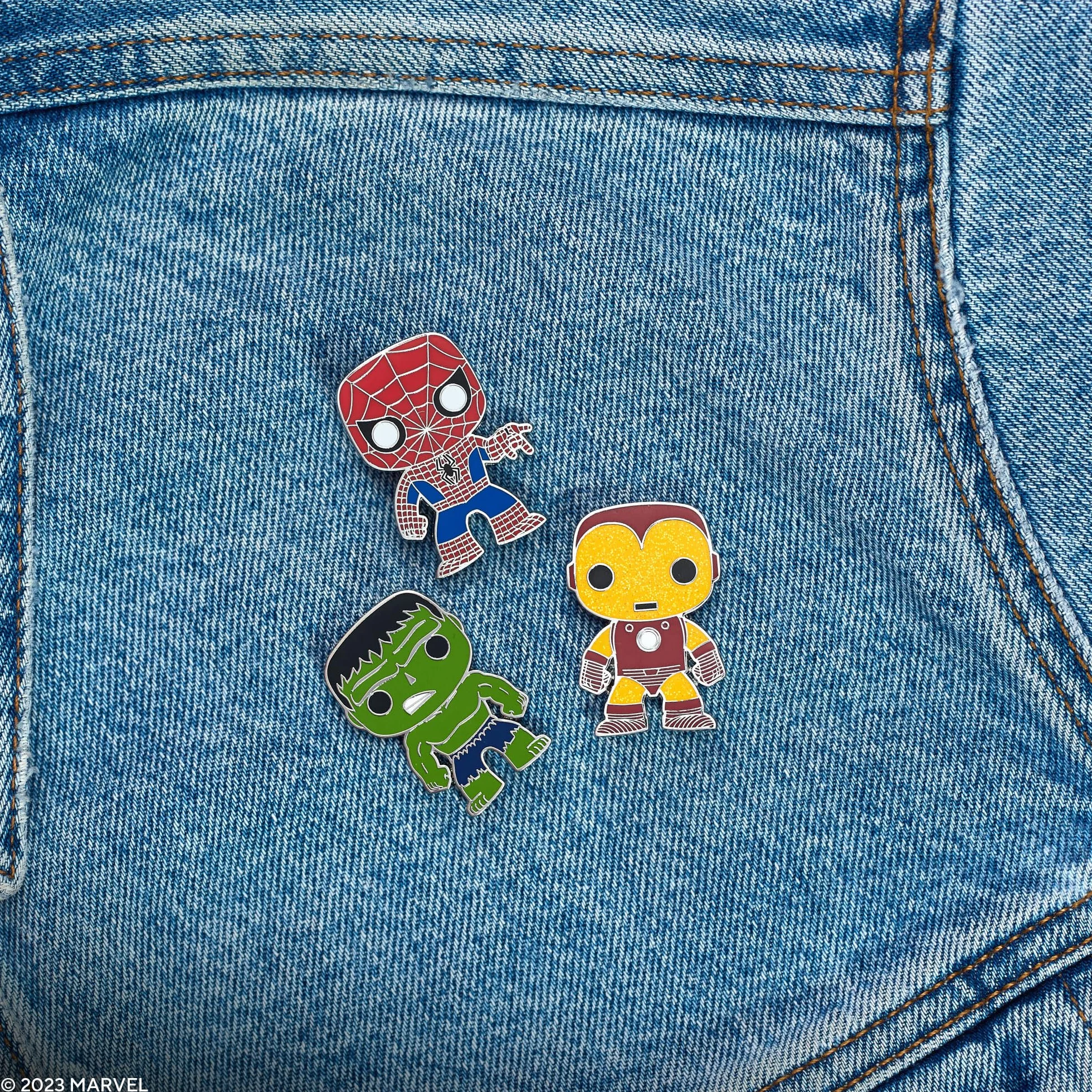 Loungefly - Marvel - Blind Enamel Pin Purchase - Avengers emaliowana przypinka - urocza broszka kolekcjonerska - do plecaków i toreb - pomysł na prezent - oficjalne produkty - fani filmów