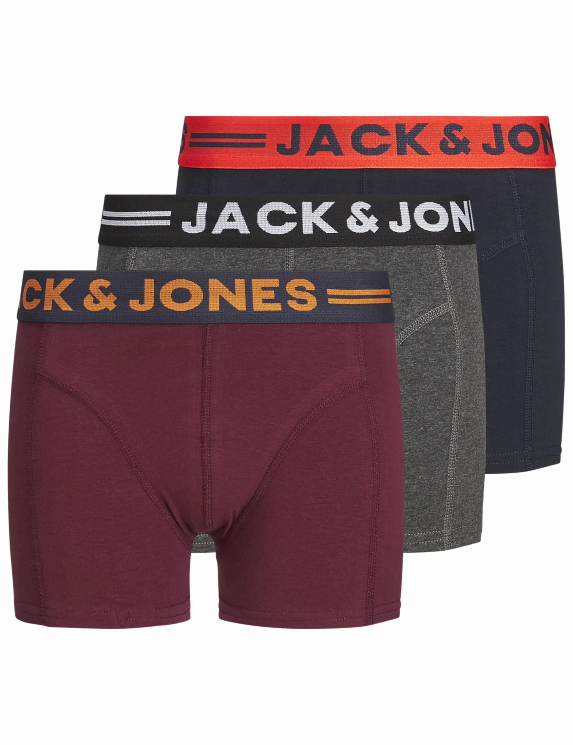 Jack & Jones Bokserki (szorty) Chłopcy Jaclichfield Trunks 3 Pack Noos Jr