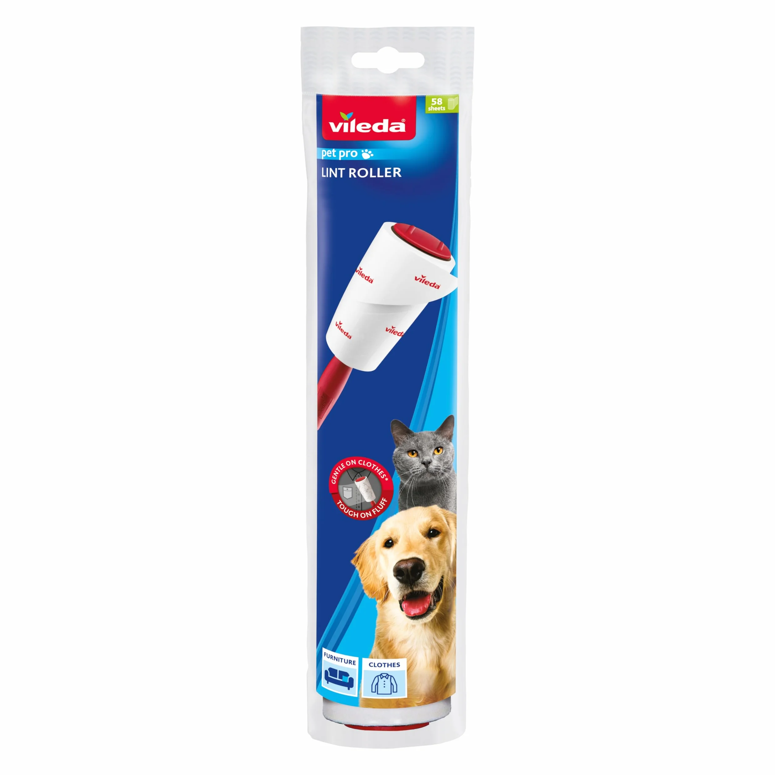 Vileda Pet Pro Rolka do usuwania sierści - 58 arkuszy