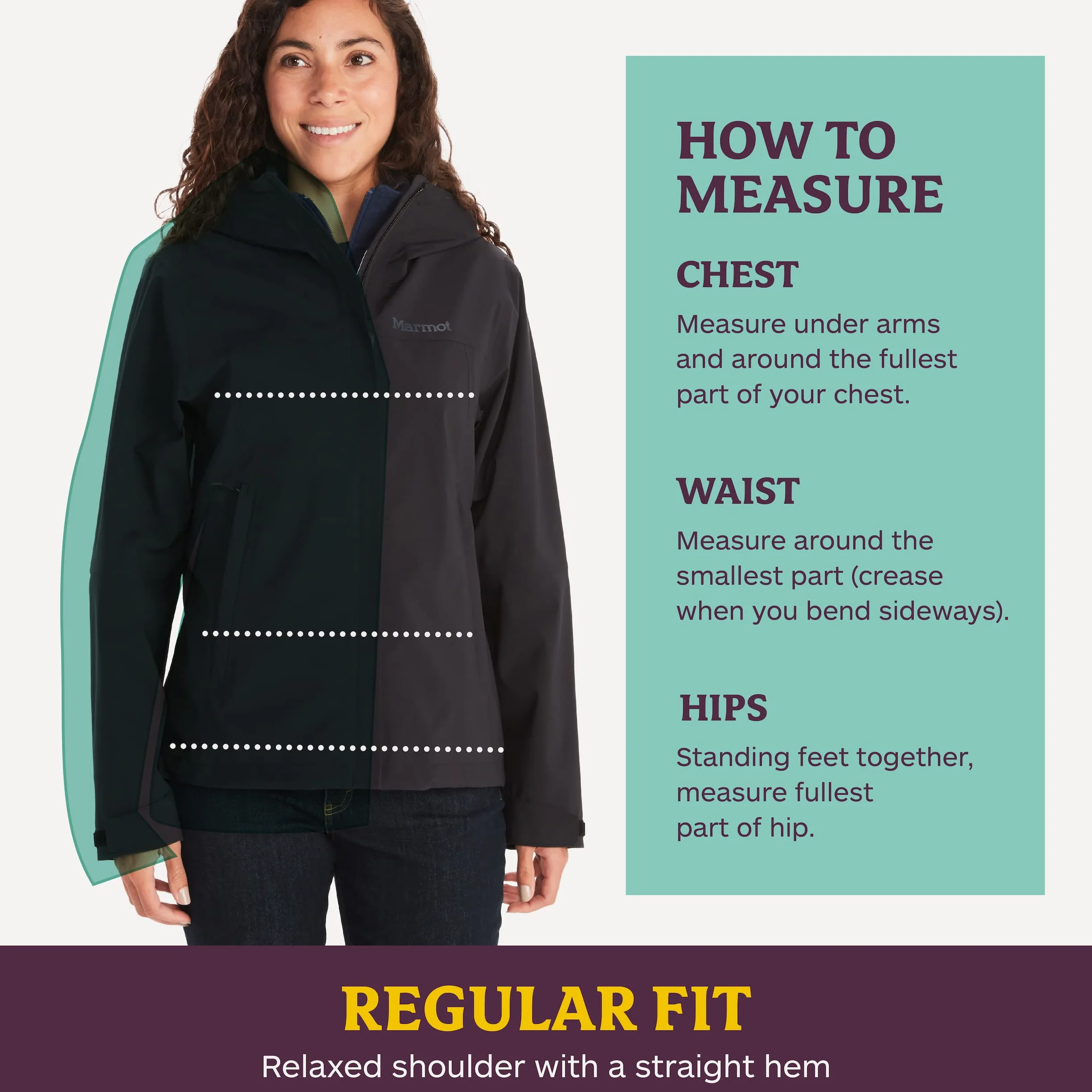 Marmot Kobiety Wm's PreCip Eco Pro Jacket, Wodoodporna kurtka przeciwdeszczowa, oddychający płaszcz przeciwdeszczowy, składana wiatrówka hardshell, idealna na trekking, Black, M