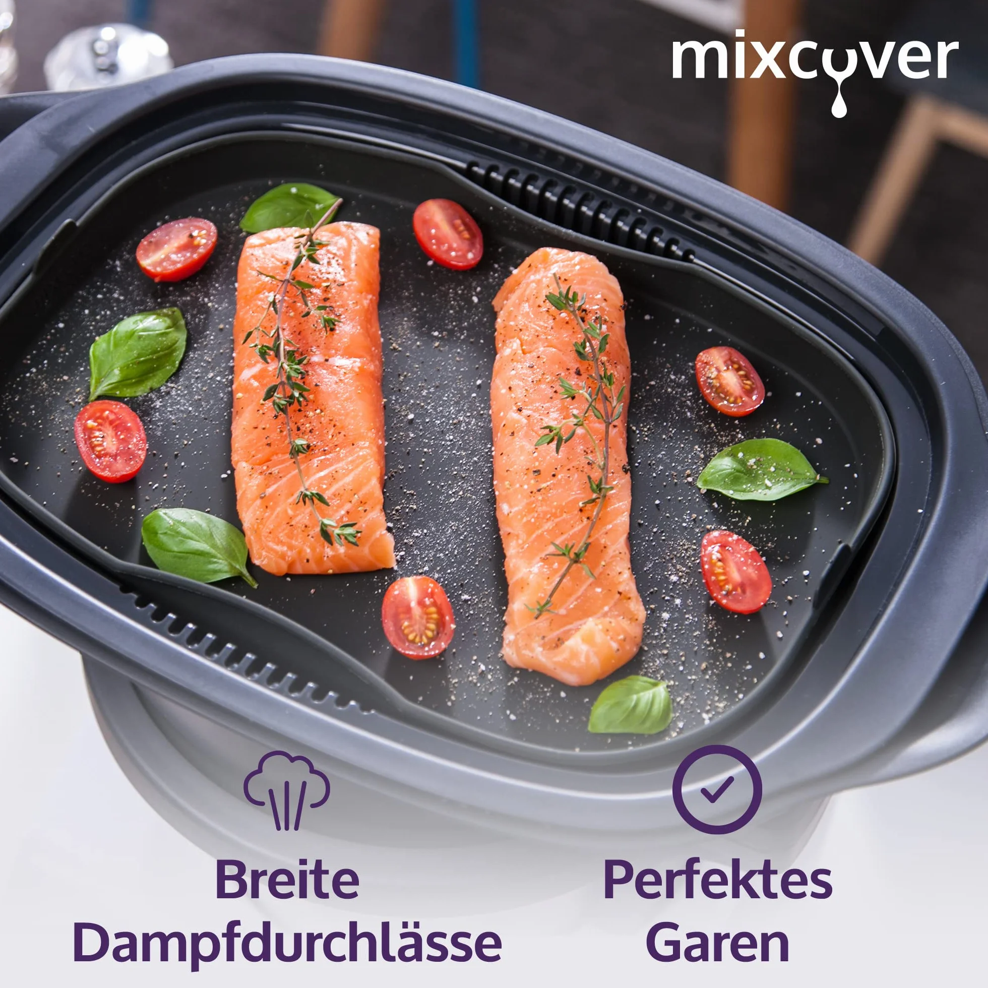 Mixcover silikonowa forma do gotowania na parze do Monsieur Cuisine Varoma