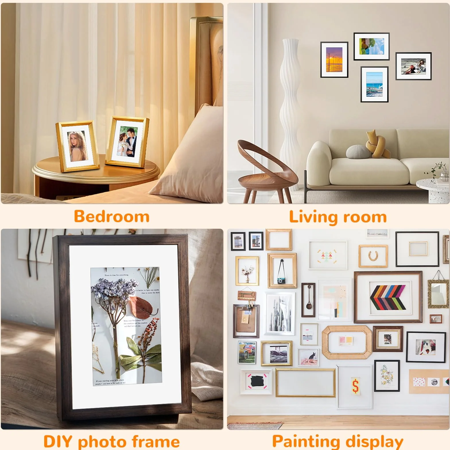 HIMOMO 15 sztuk kartonowych passe-partout białe 30 x 40 cm do prezentacji zdjęć