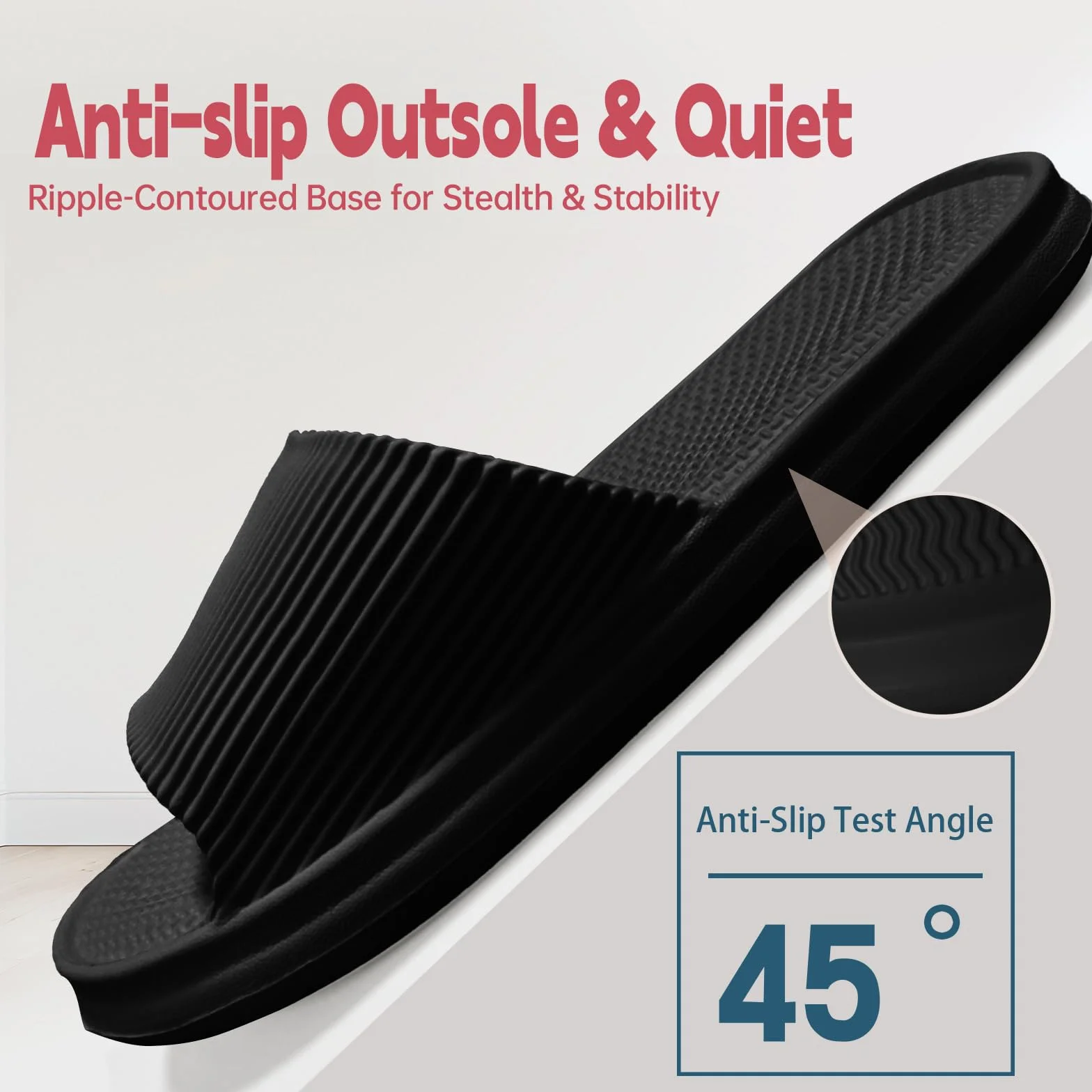 Kobiety Mężczyźni Kapcie Prysznicowe Antypoślizgowe Łazienka Prysznic Sandały Unisex Slip On Kapcie Domowe Łazienka Wewnątrz Basen