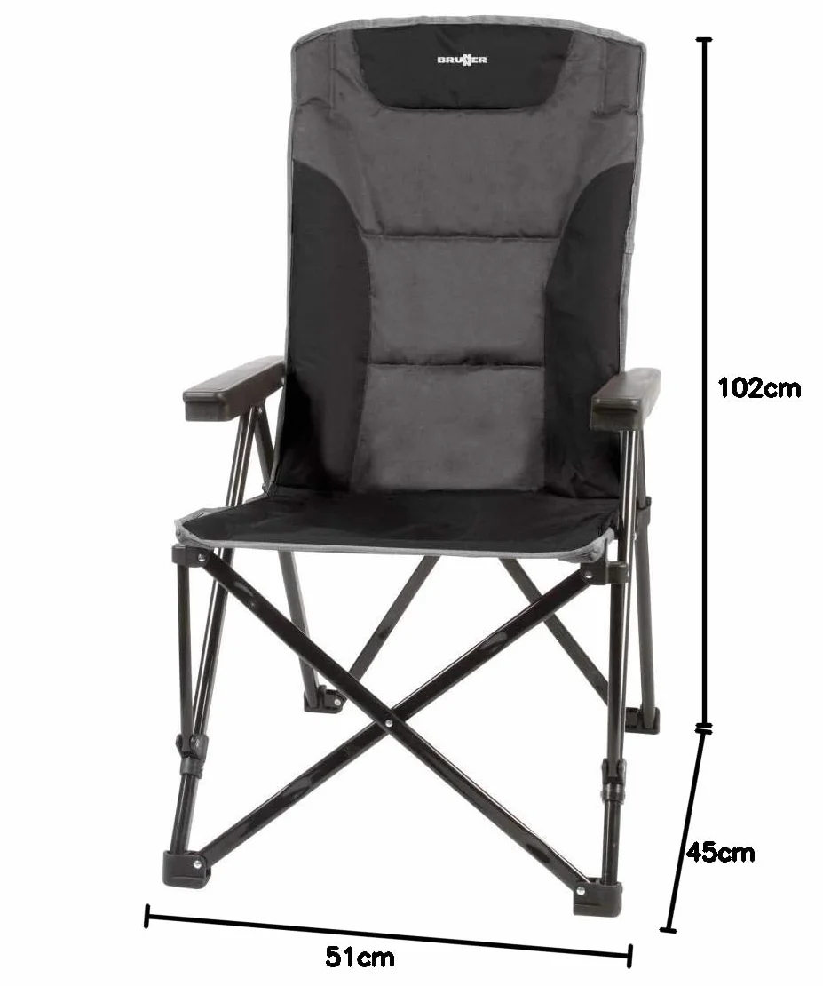 Brunner Krzesło składane Raptor Recliner 51 x 45 x 102 cm