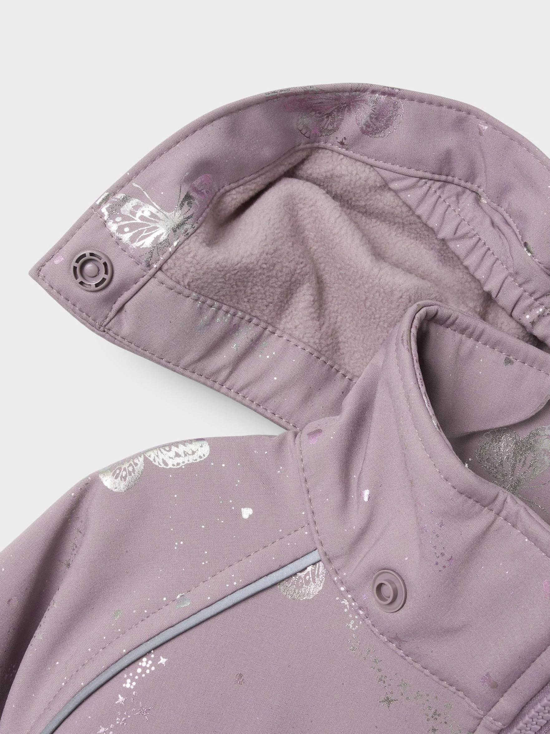 Nmfalfa08 Softshell Suit Foil 1Fo Noos, dziki bez, 110 cm