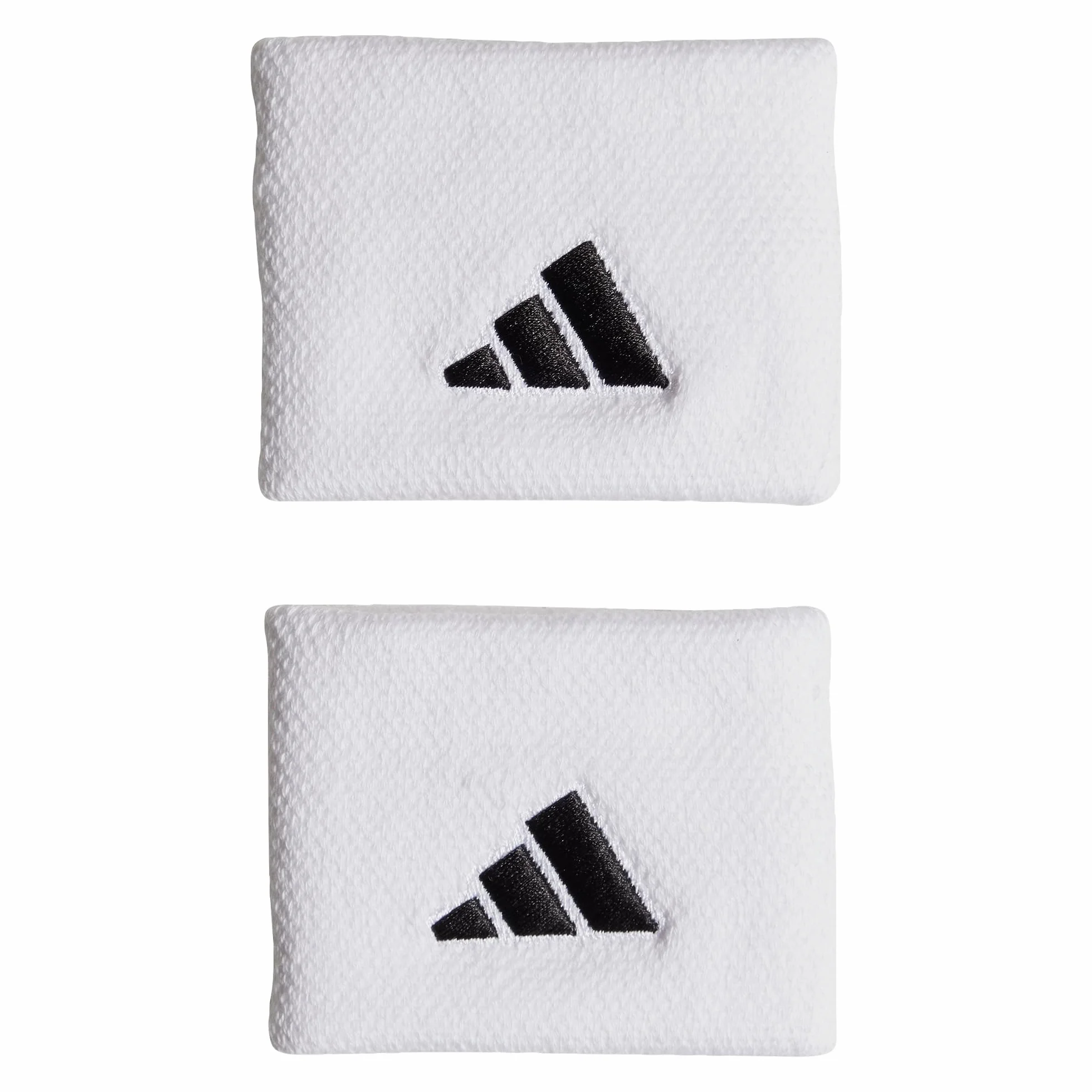 adidas Uniseks Tennis Wristband Small, White/White/Black, M