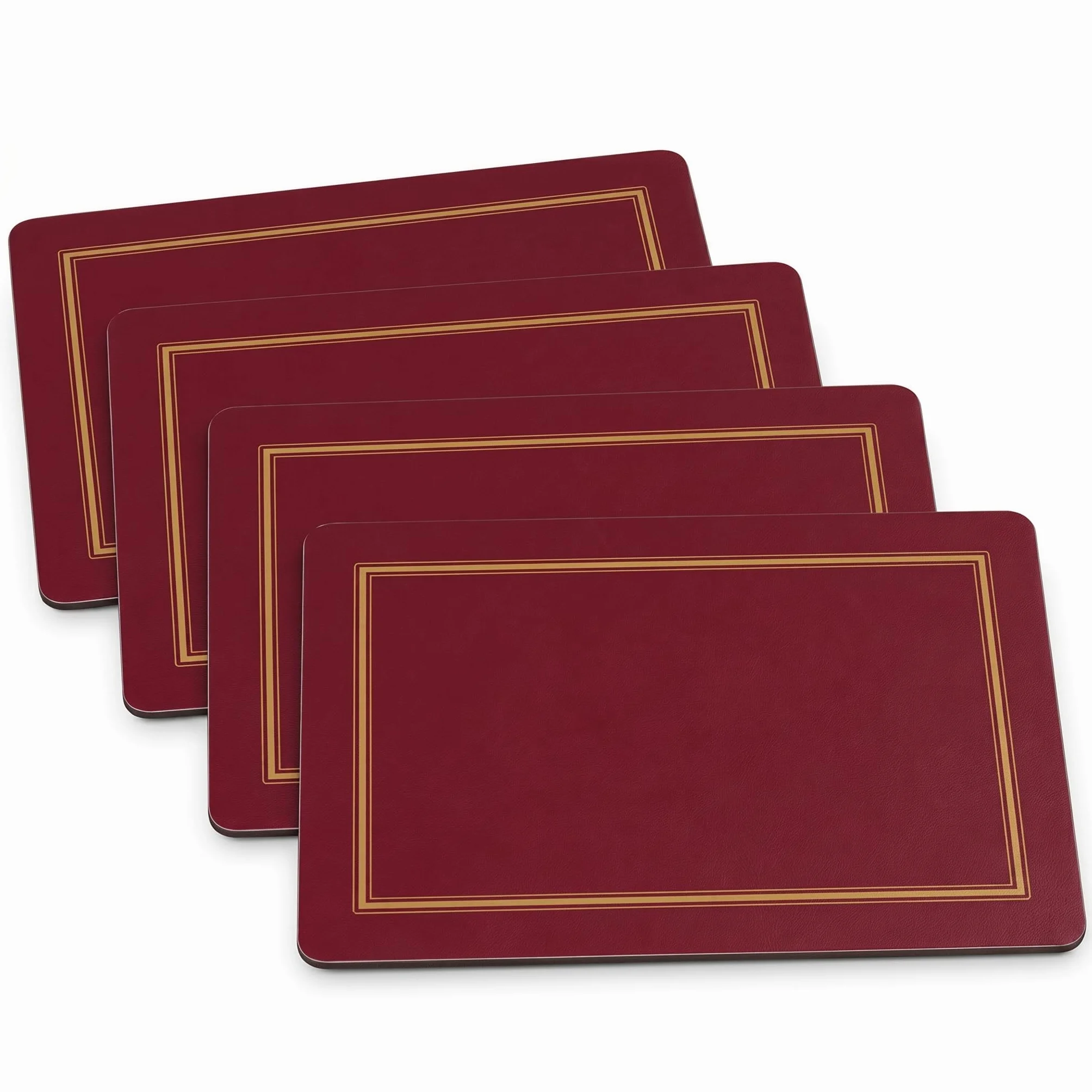 Classic Burgundy podkładka na stół, 4 sztuki, czerwona