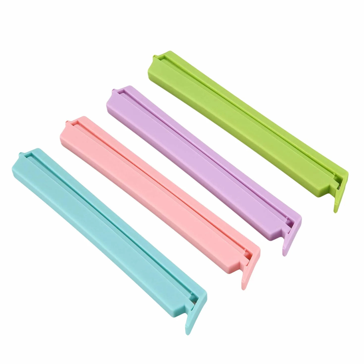 Kitchen Plastic Storage Food Seal Sealing Bag Clamp 12x S,M,L
