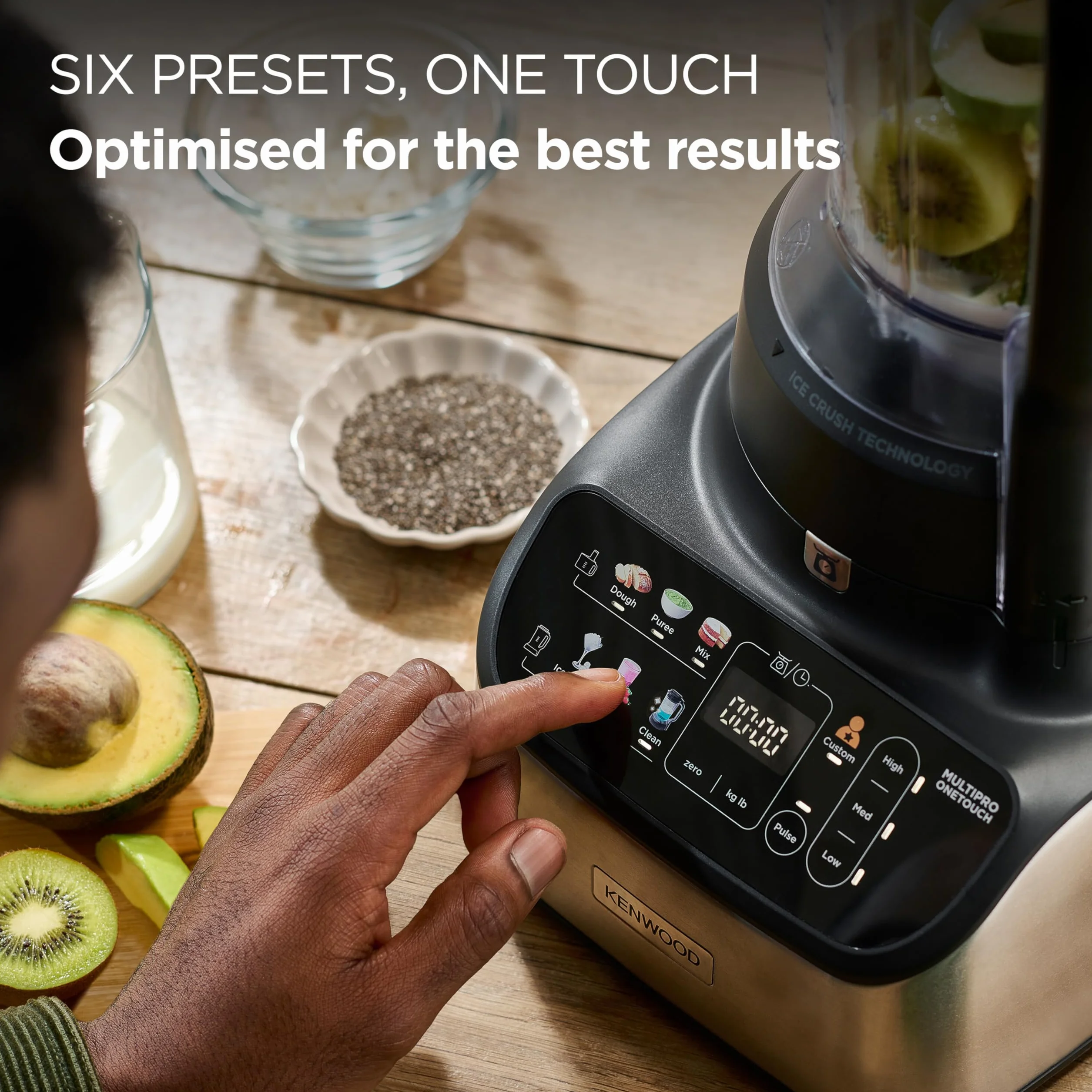 Kenwood MultiPro OneTouch FDM73.850SS wielofunkcyjny robot kuchenny 1000 W 13 akcesoriów srebrny
