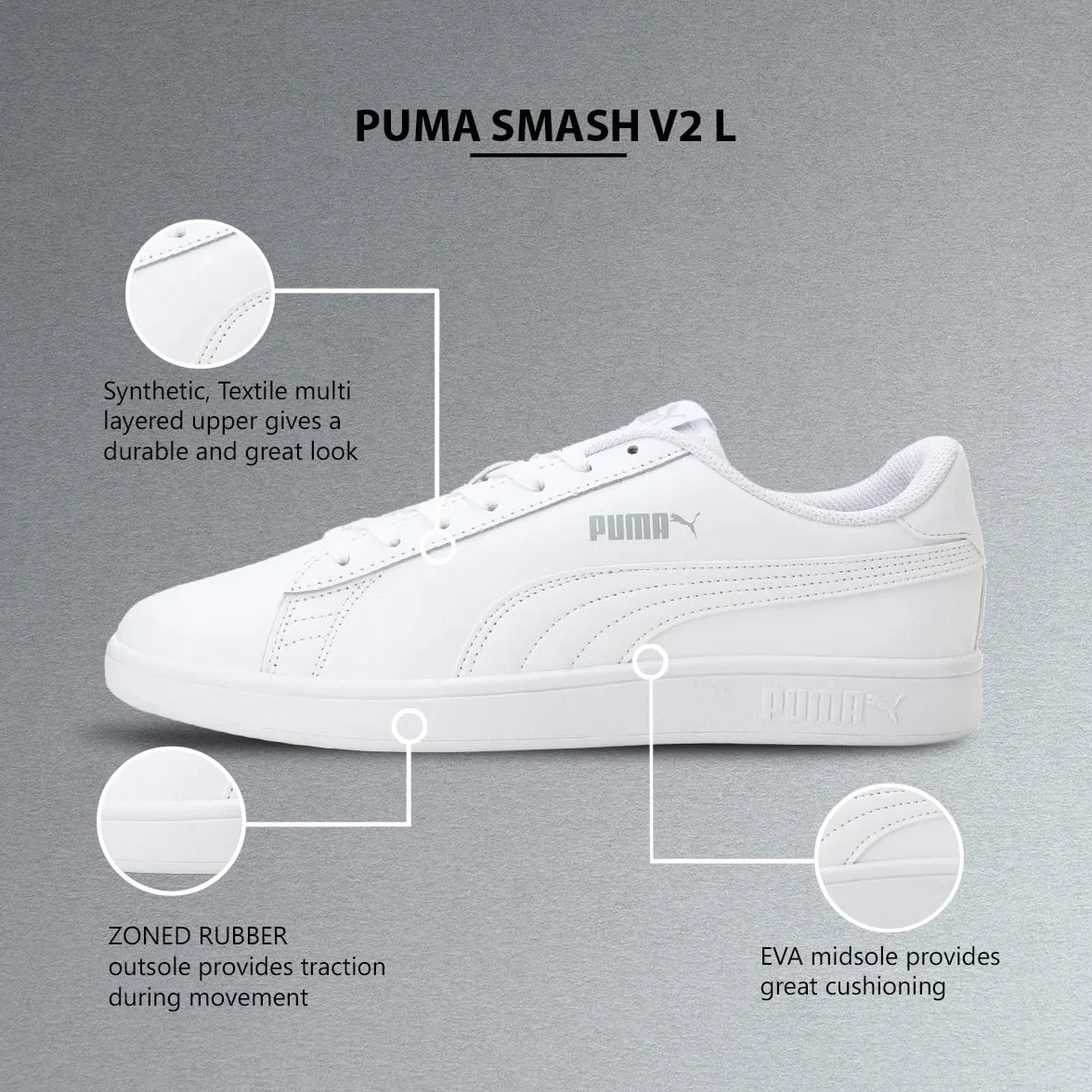 PUMA Mężczyźni Puma Smash V2 LTrampki