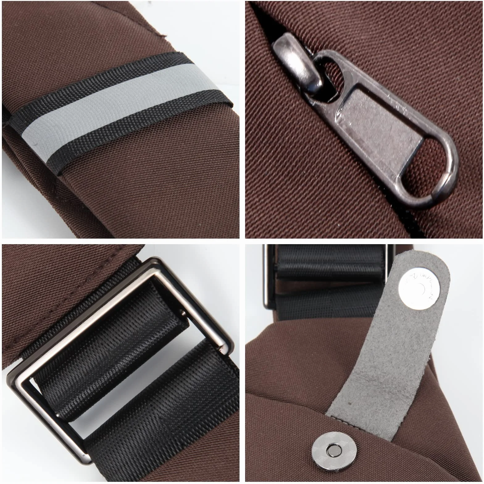Torba crossbody unisex antykradzieżowa szarfa