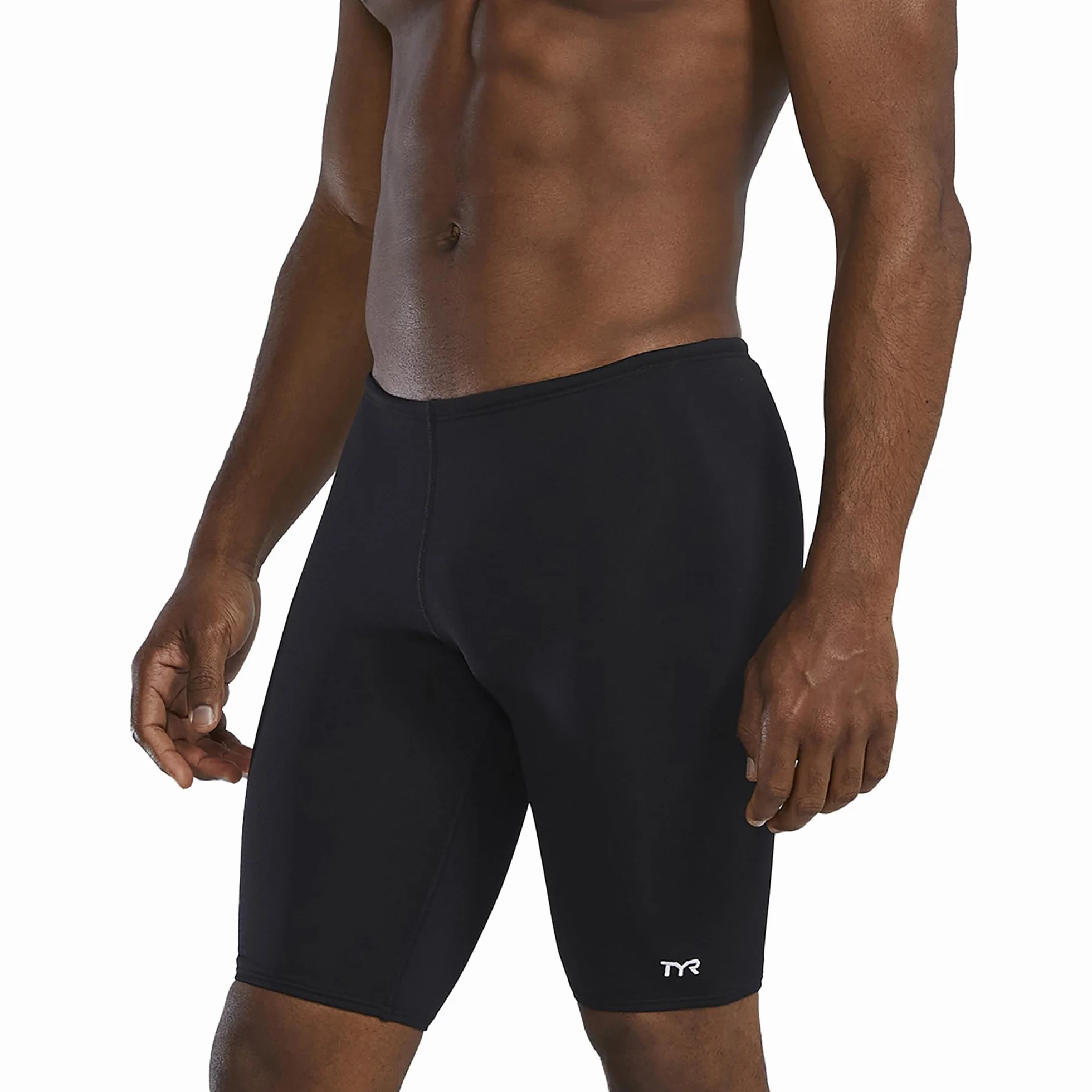 TYR Durafast Elite Athletic Jammer męski strój kąpielowy, Czarny, 36