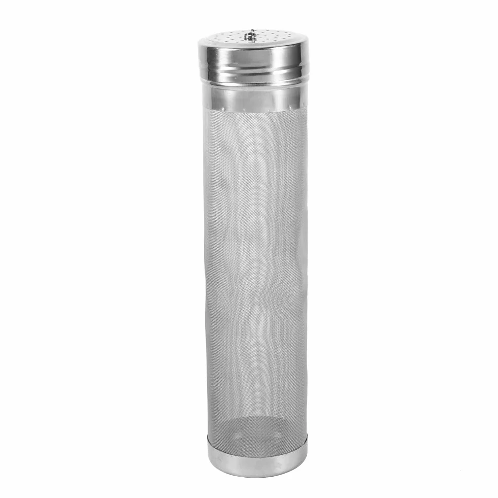 Bierny Dry Hopper Filter - filtr chmielu stal nierdzewna Homebrew lejek do wina piwnego filtr 300 mikronów