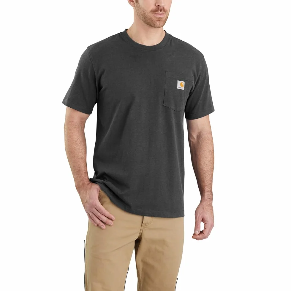 Carhartt Koszulki robocze Mężczyźni Odzież robocza Pocket T-shirt z krótkim rękawem (1 w zestawie)