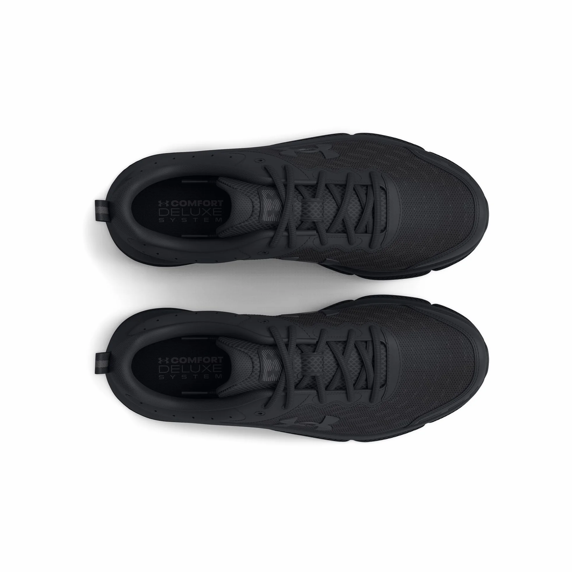Under Armour Męskie Ua Charged Assert 10 Visual Cushioning, czarne, 44,5 EU, Czarny, 44.5 eu