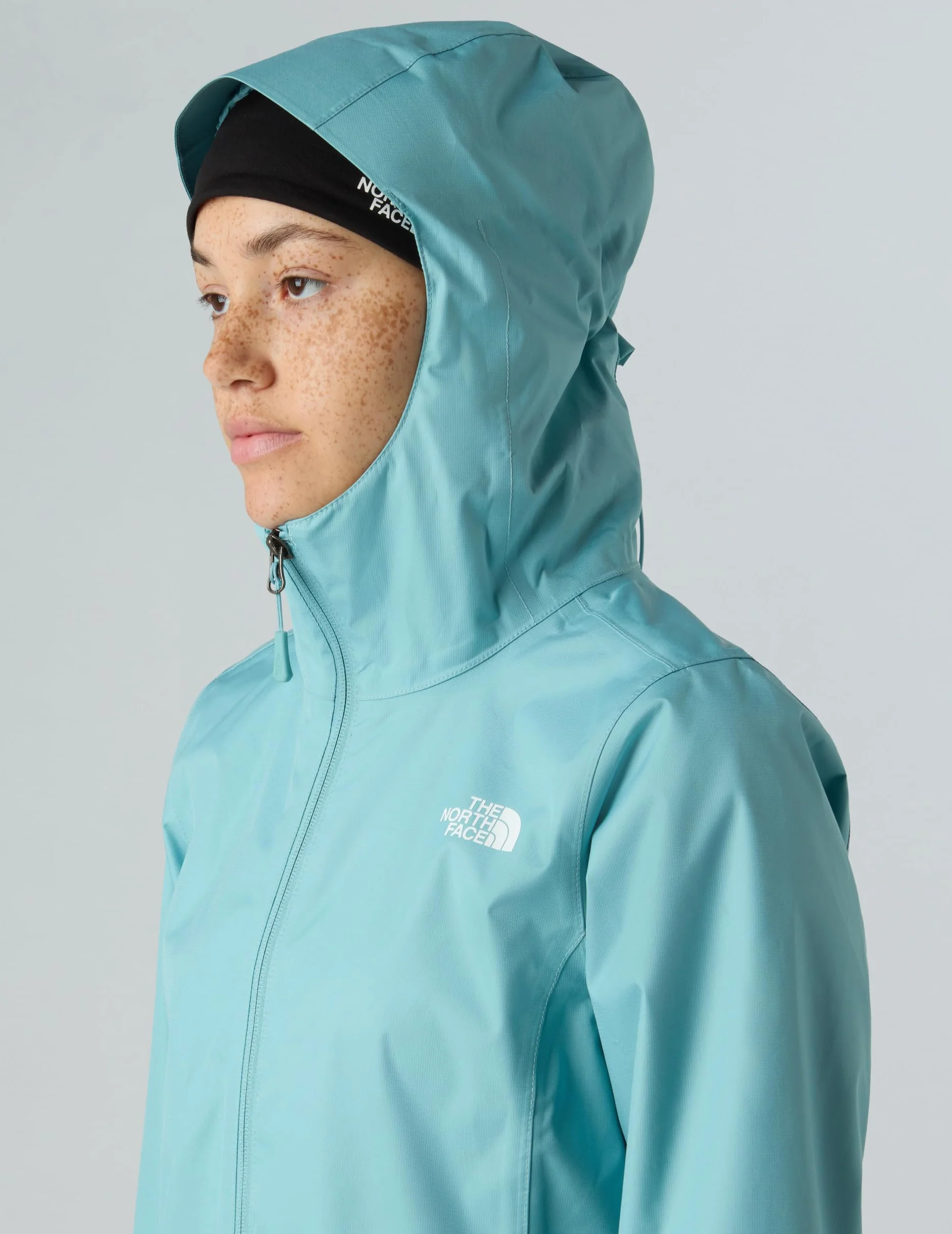 The North Face - Kurtka Damska Quest z Kapturem - Wodoodporna, Oddychająca - BLUE ECLIPSE