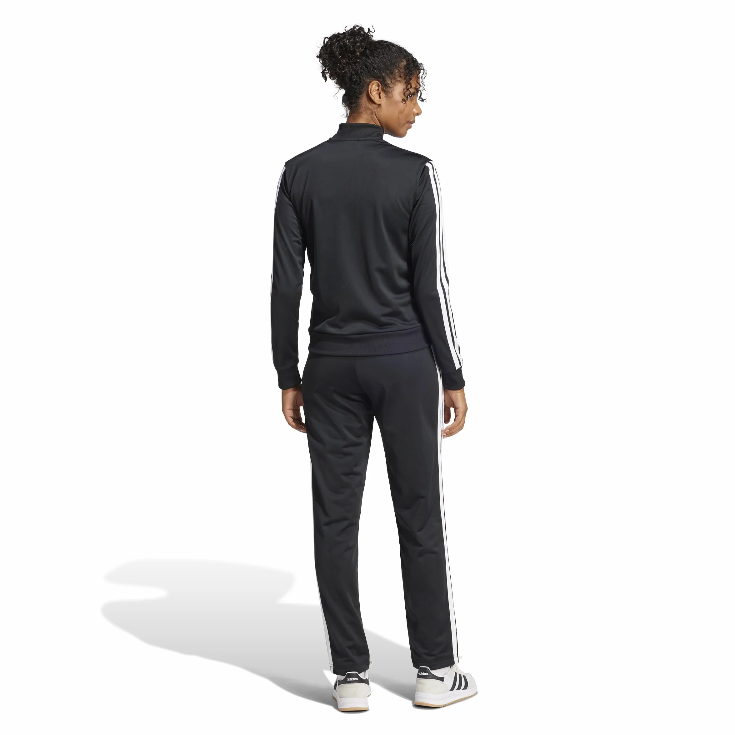 adidas Kobiety ESSENTIALS 3-STRIPES TRACKSUIT, Black, XS