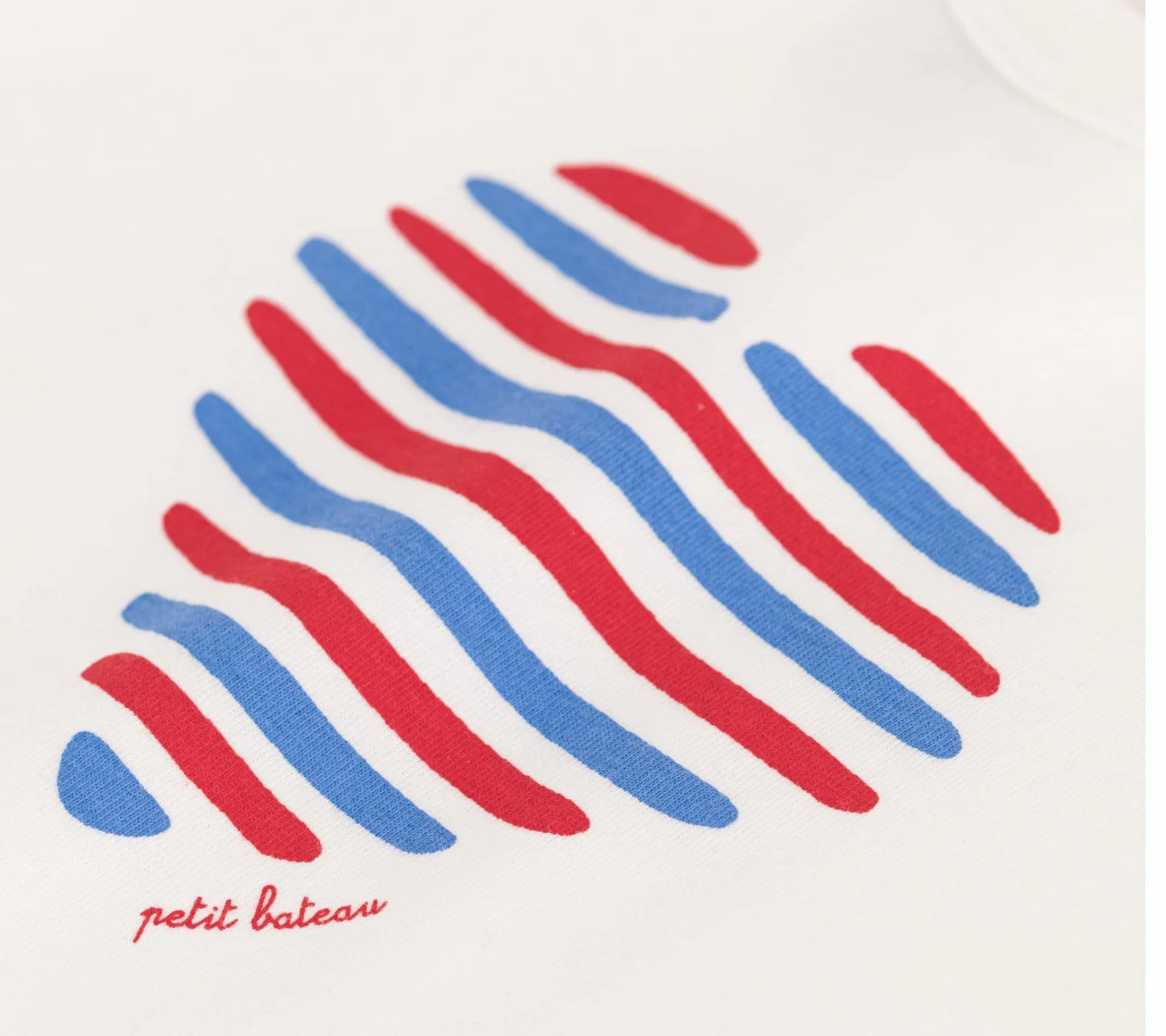 Petit Bateau Koszulka z krótkim rękawem dla dziewczynek, biały/wielokolorowy, 3 anni