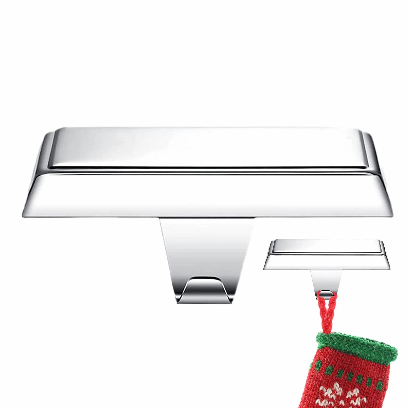 Metal Stocking Rack Base for Fireplace Heavy Duty Non-slip Christmas Storage Holder