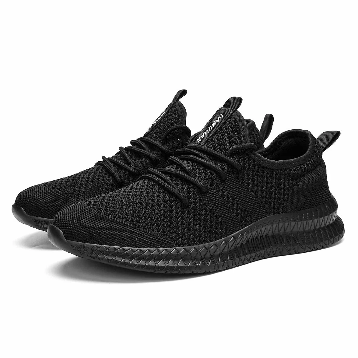 FUJEAK Męskie buty do biegania szosowego trampki lekkie oddychające tenisówki siłownia na co dzień wygodne wsuwane na fitness sportowe buty do biegania moda sportowe trampki