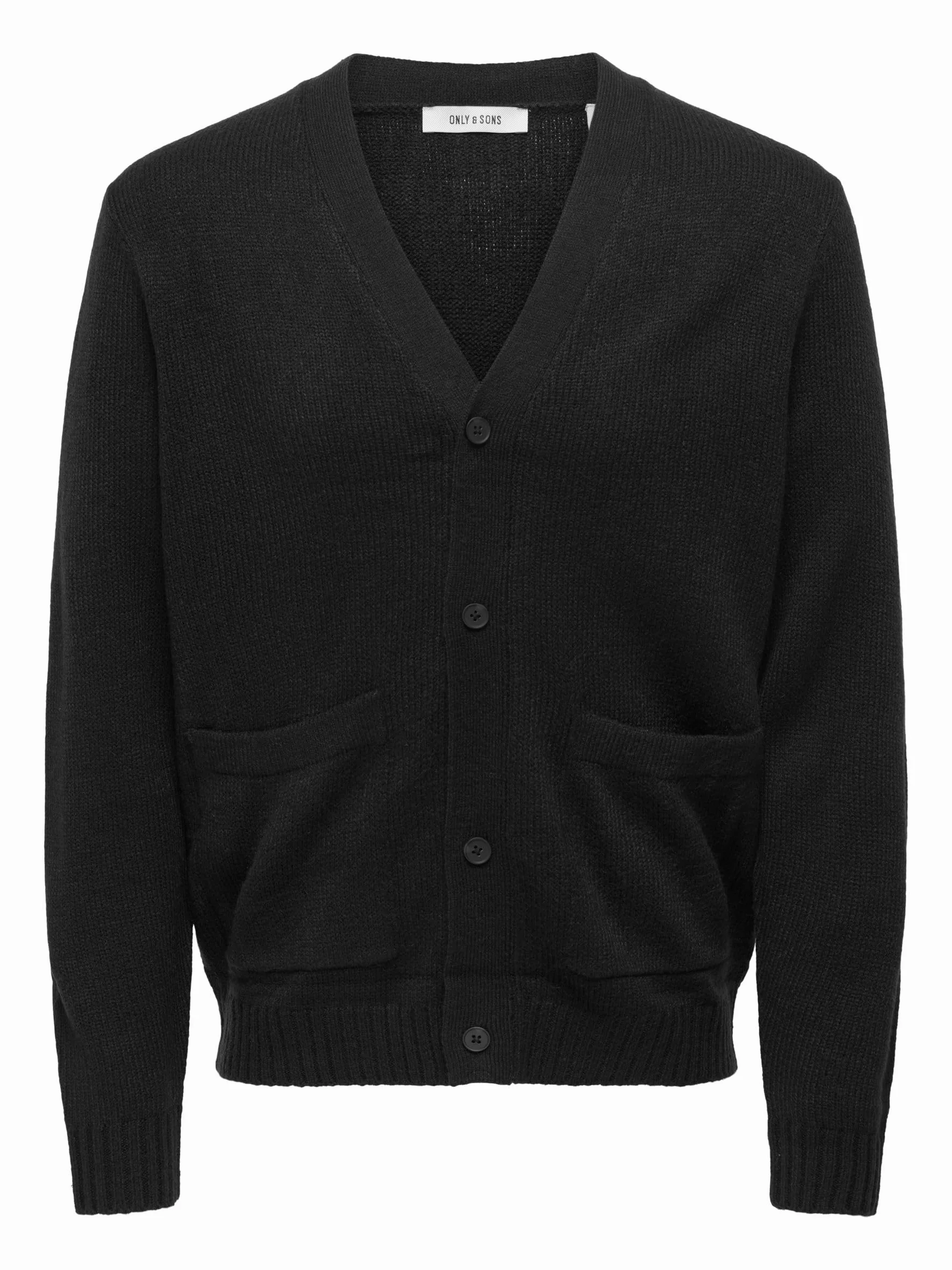 ONLY & SONS Onsmajor RLX Cardigan Knit, czarny, M