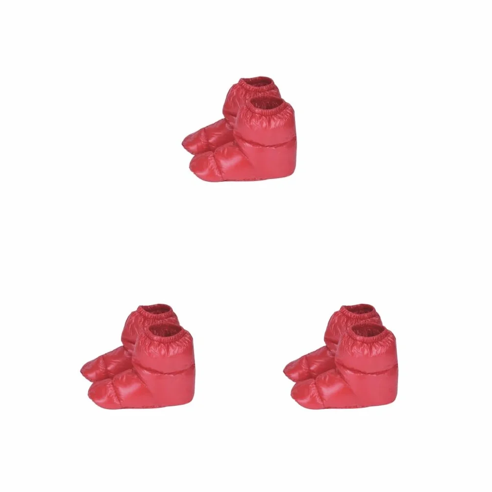 2 sztuki zimowe botki skarpetki unisex kapcie buty pokrowce oddychające wielokrotnego użytku puchowe obuwie muły przytulne ocieplacze kalosze niebieskie m