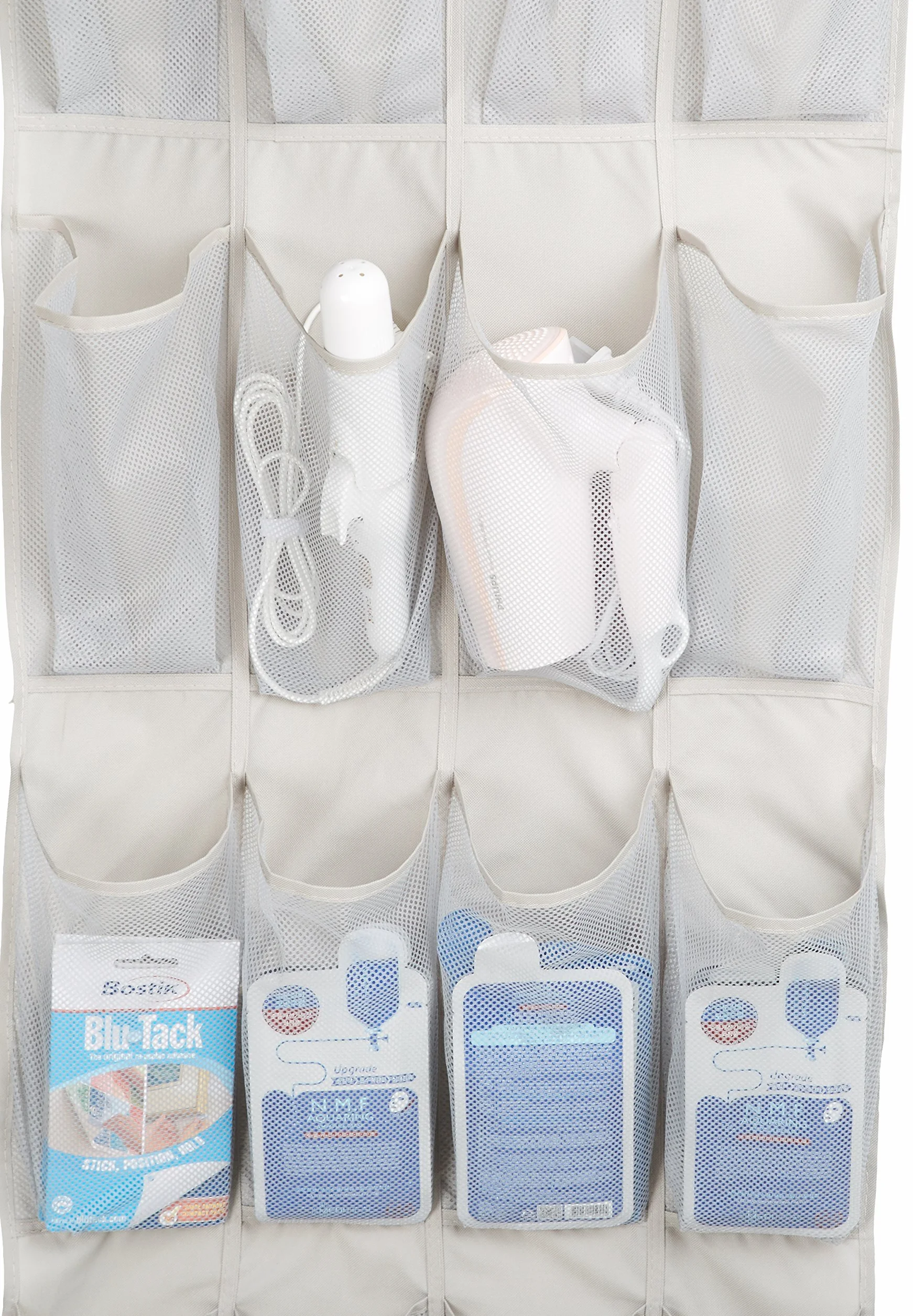 Amazonbasics Organizer na Buty, Metal, Beżowy, ‎6,2 x 50,29 x 172,97 cm | Over-the-Door, 20