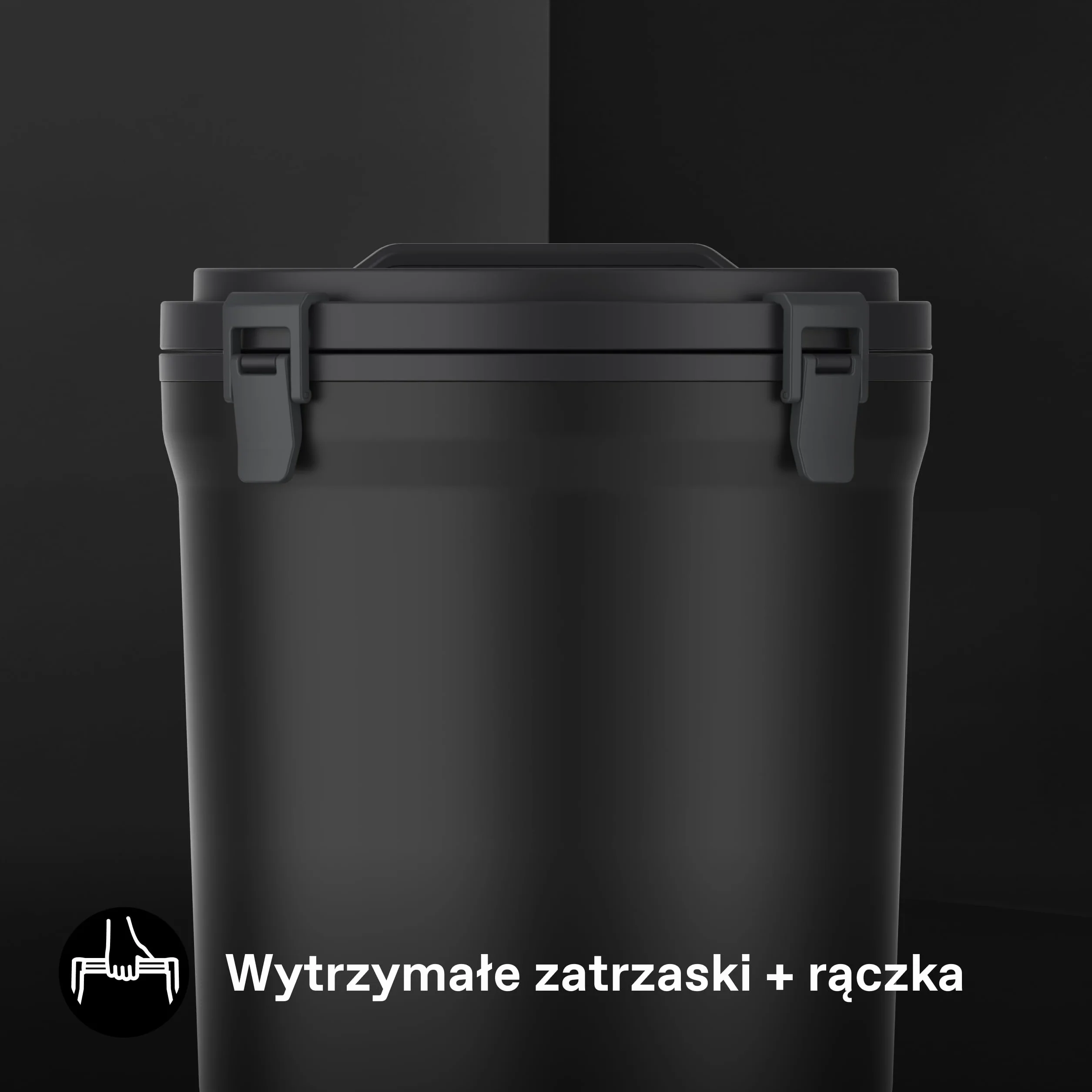 Stanley 1913 Fast-Flow Dzbanek Na Wodę 7.5L - Utrzymuje Zimno 13 Godzin - Lód Do 2 Dni - Bez BPA - Szczelny - Podwójna Pianka - Solidne Zatrzaski I Uchwyt - Black 2.0