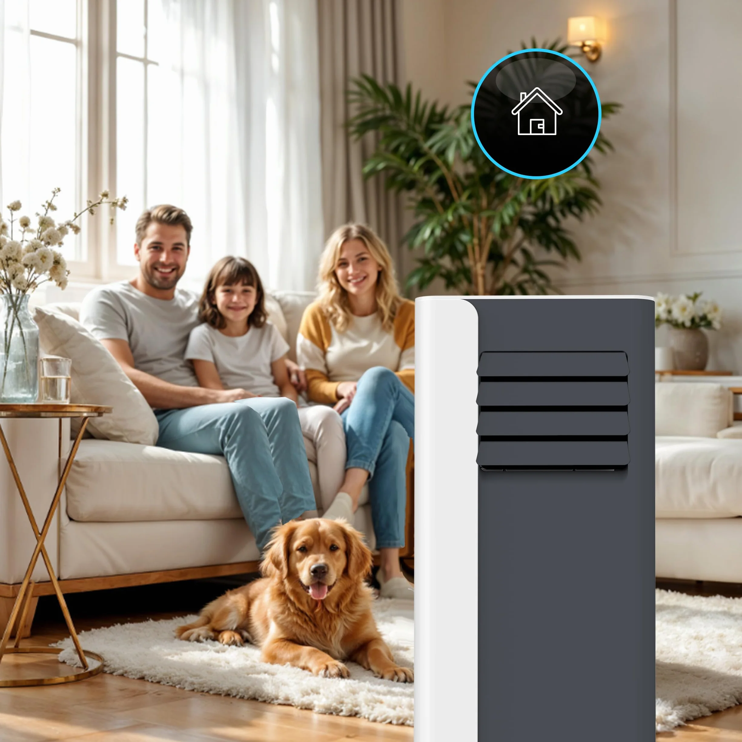 Klimatyzator Przenośny AC26-S MINI WiFi 2,6 kW BTU 9000 340 m³/h Tuya Smart 3w1