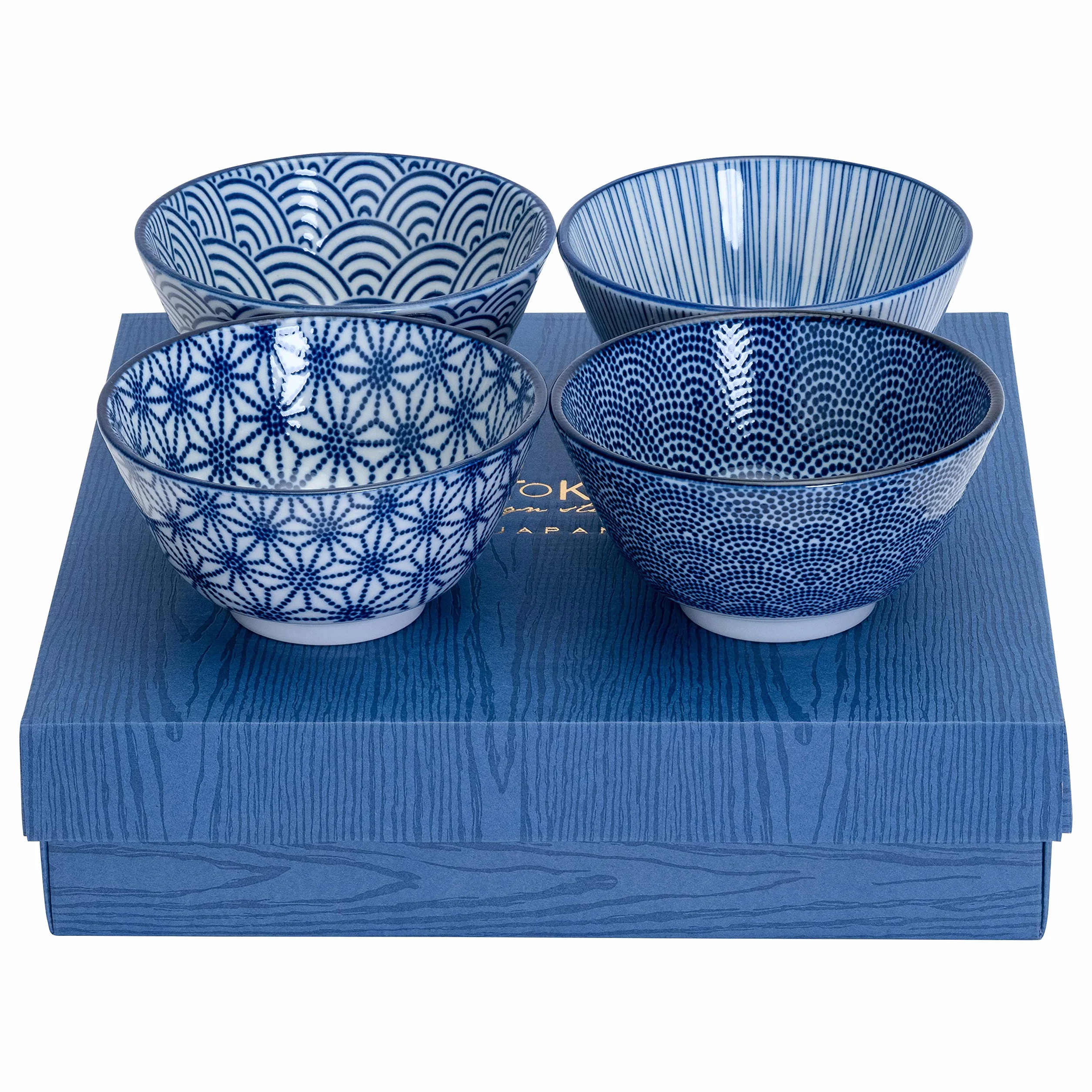 TOKYO design studio Nippon 4-częściowy zestaw misek do ryżu porcelana 300 ml