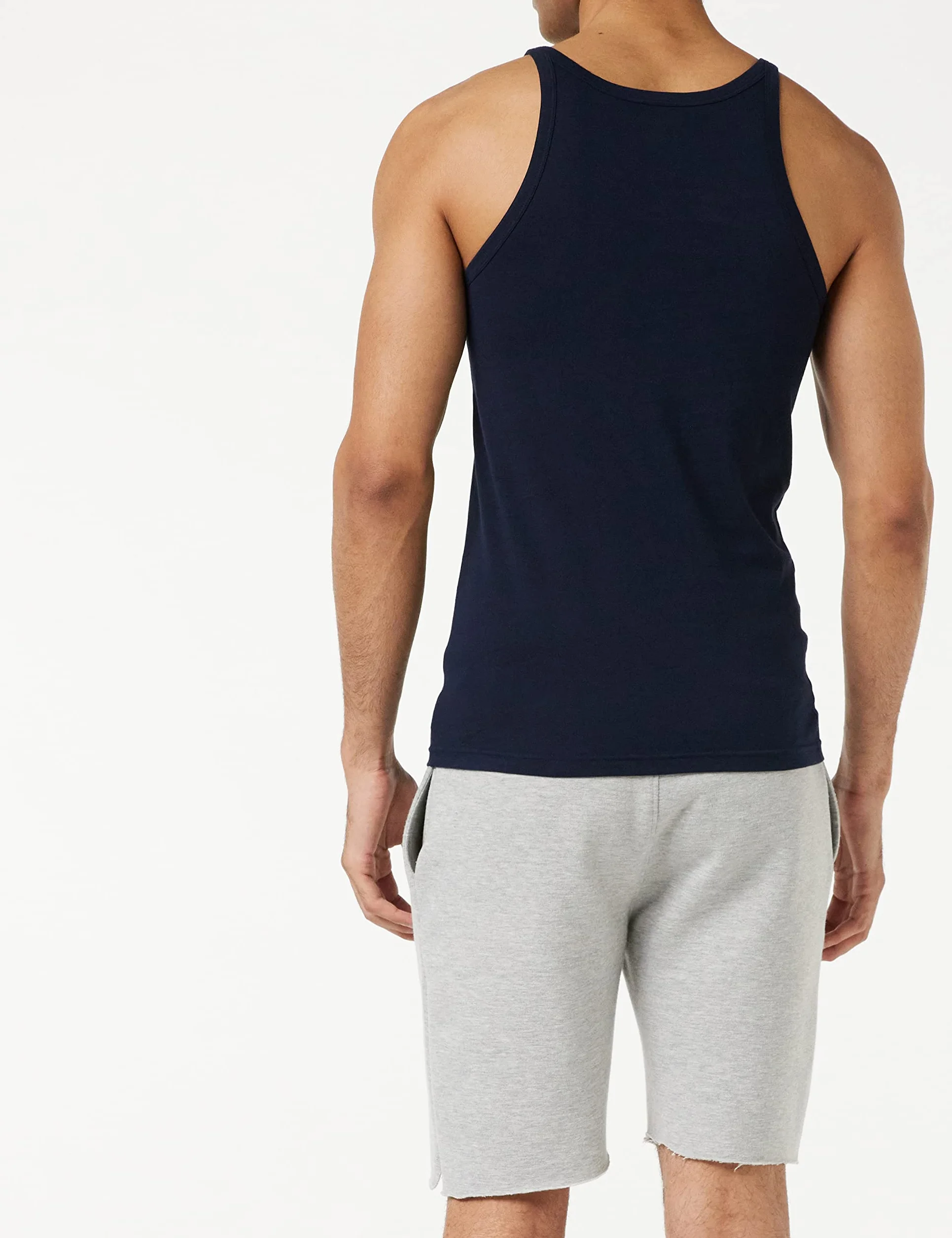 Emporio Armani Underwear Męski top do piżamy typu Tank Pure Cotton, biały, M (2 sztuki), biały, M