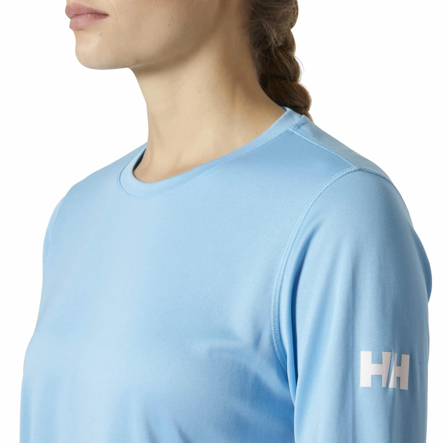 Helly Hansen Damskie W HH Tech Crew LS 2.0, Aqua, S