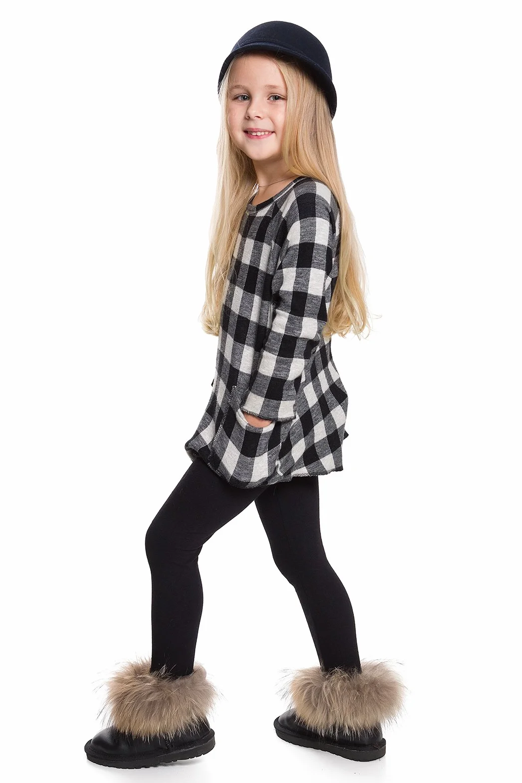 hi!mom Zimowe legginsy dziecięce pełnej długości bawełniane spodnie dziecięce materiał termiczny grube zimowe legginsy dla dzieci ciepłe oddychające spodnie dziecięce na co dzień dla dzieci dziewczęce