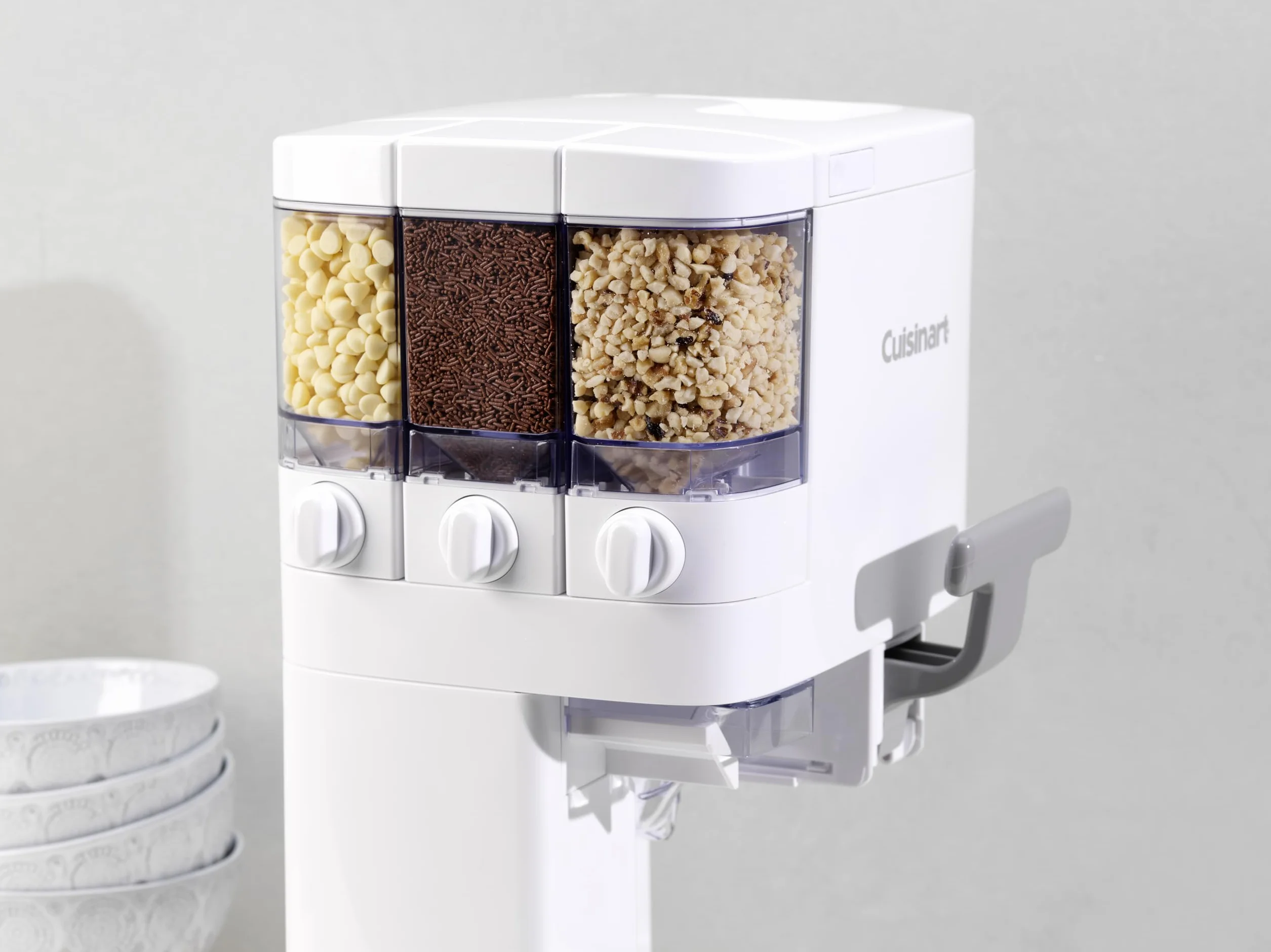 Cuisinart ICE48U maszyna do lodów włoskich, żelato, sorbet, lody bezmleczne, mrożony jogurt | dozownik dodatków | łatwy w obsłudze i czyszczeniu | 1,42 l na 6 porcji | gotowe w 20 minut | ICE48U