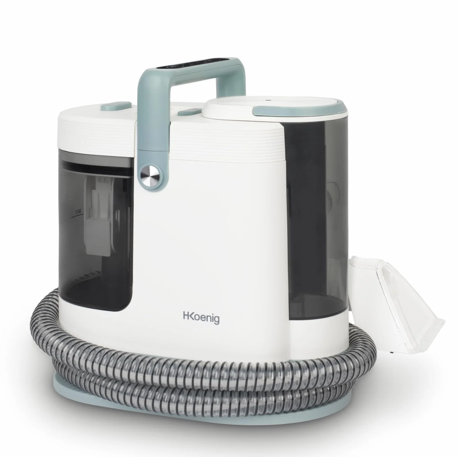 H.Koenig TWT99 1700 W Odkurzacz parowy do czyszczenia sofy z podwójnym zbiornikiem 1600 ml i 1250 ml
