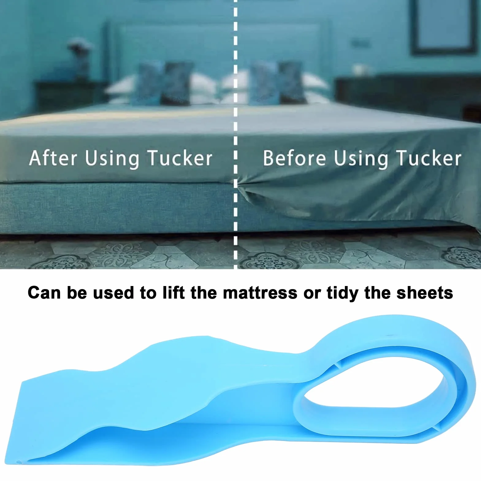 Mattress Lifter, Bed Sheet Detangler, Ergonomiczny Narzędzie do Tworzenia łóżek Podnośnik do Materacy Narzędzie do Wsuwania Prześcieradła dla Złagodzenia Bólu Pleców Artretyzm
