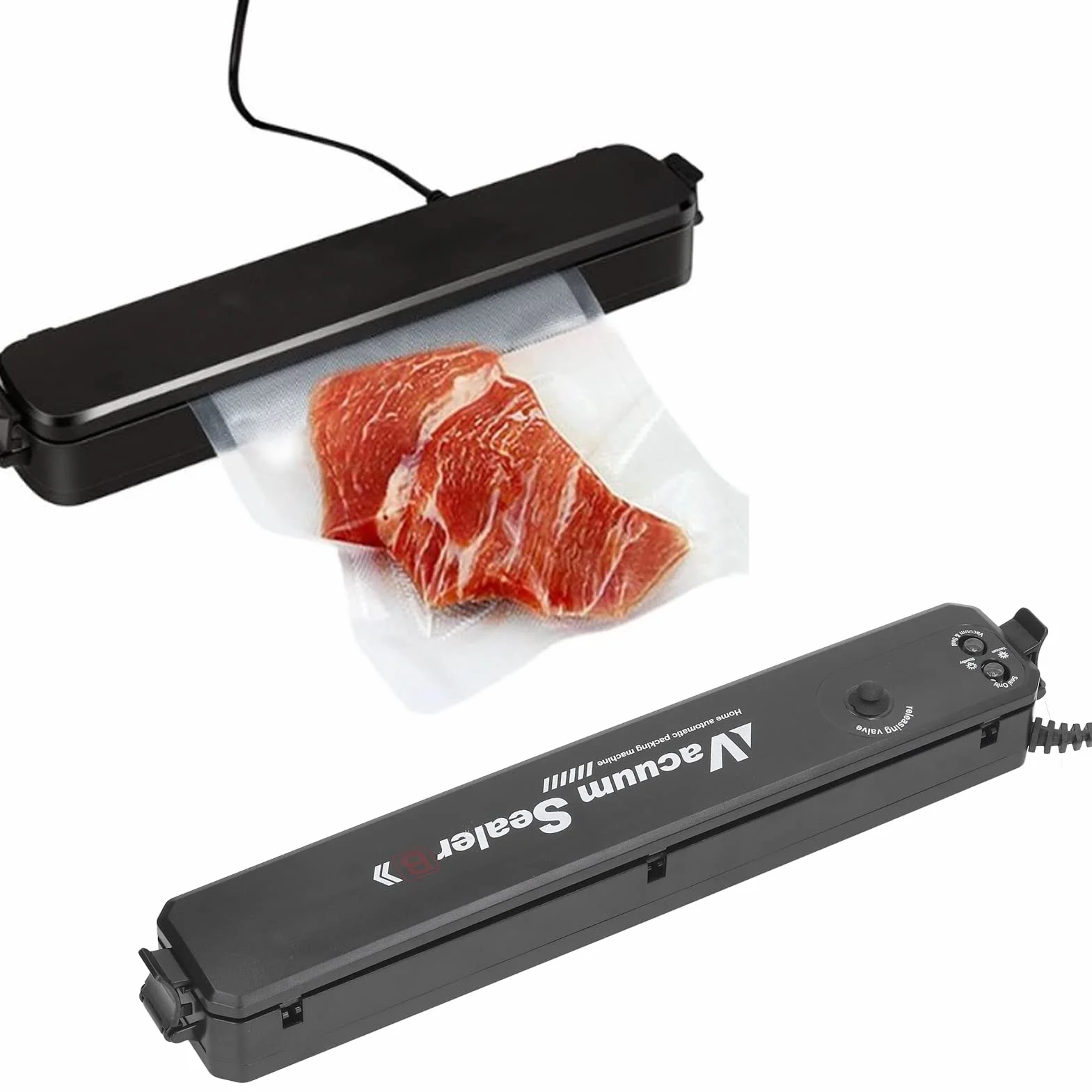 Zgrzewarka Próżniowa Automatyczna z 10 Workami 220 V Maszyna do Pakowania Żywności