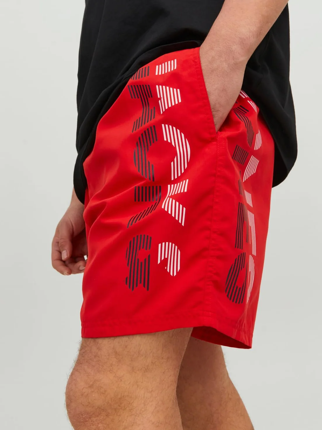 JACK & JONES Szorty kąpielowe Mężczyźni Jpstfiji Jjswim Splicelogo Ly Sn Ps