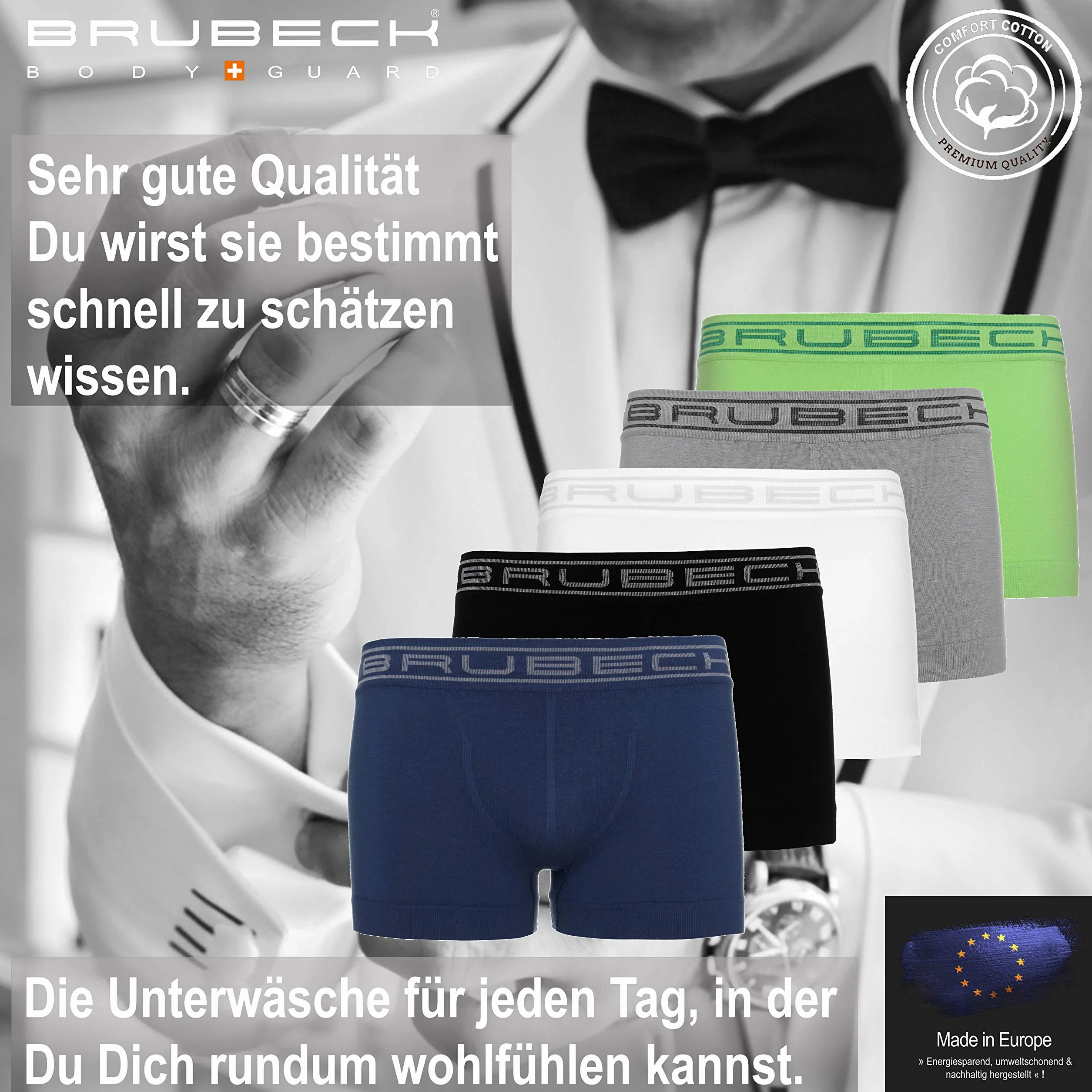 BRUBECK Puma Metal Stripe Hipster 2 części Bielizna męska