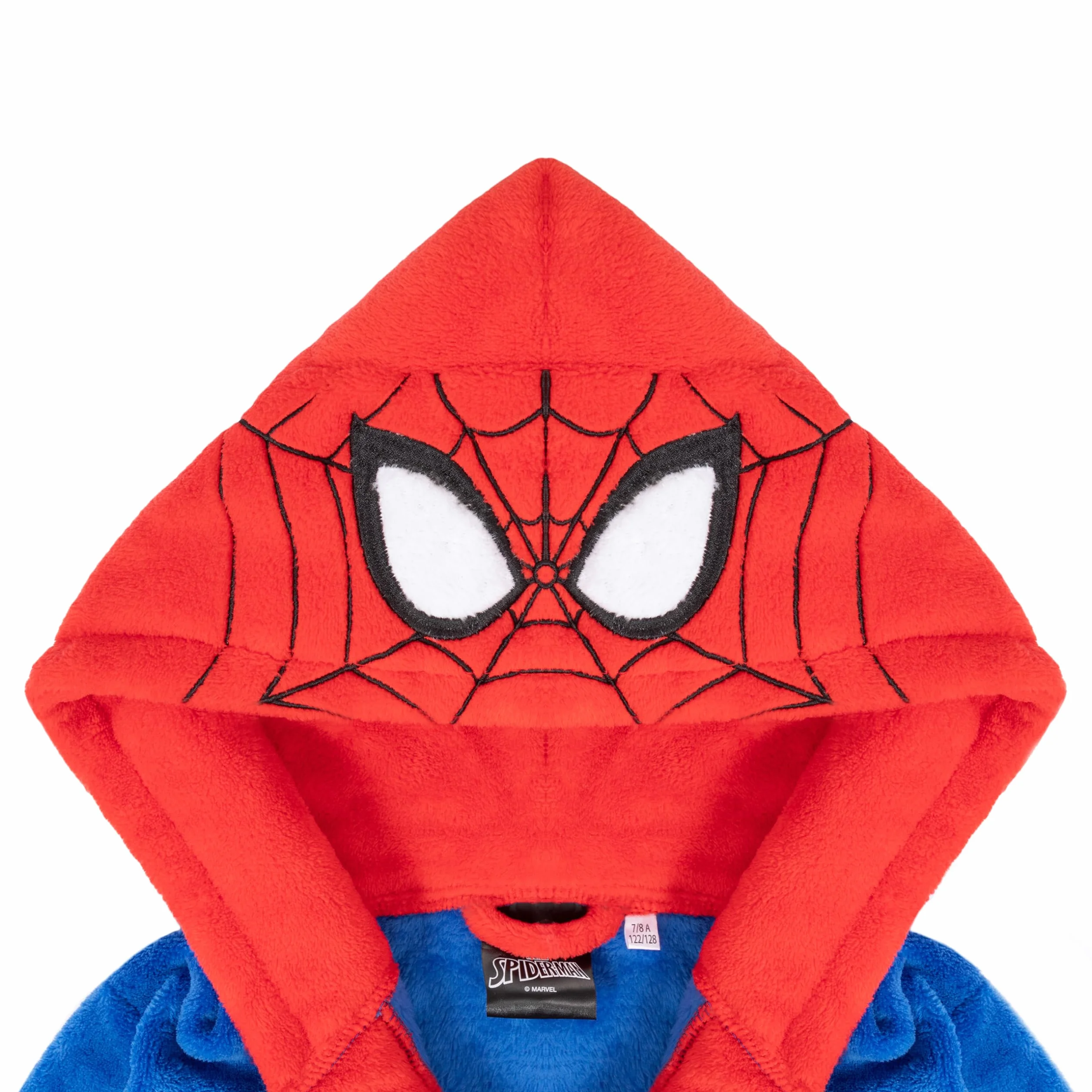 Spiderman Szlafrok dziecięcy z polaru, Spidermann, szlafrok z kapturem