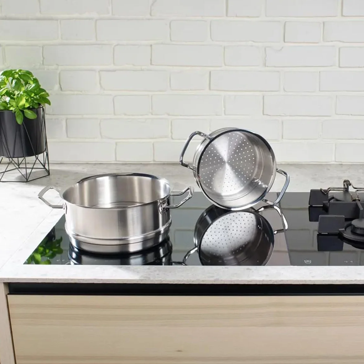 Fissler Profi Collection wkładka do gotowania na parze ze stali nierdzewnej 24 cm