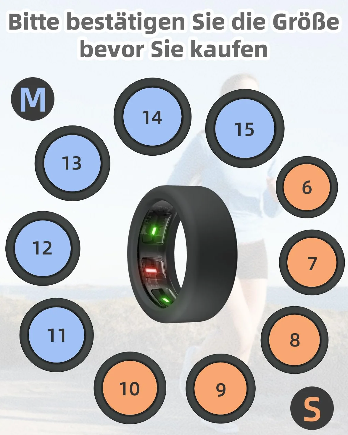 SimpleThings Ochraniacz na Smart Ring kompatybilny z Oura Ring Gen4/3, RingConn/Samsung Galaxy, odporne na zarysowania silikonowe etui ochronne