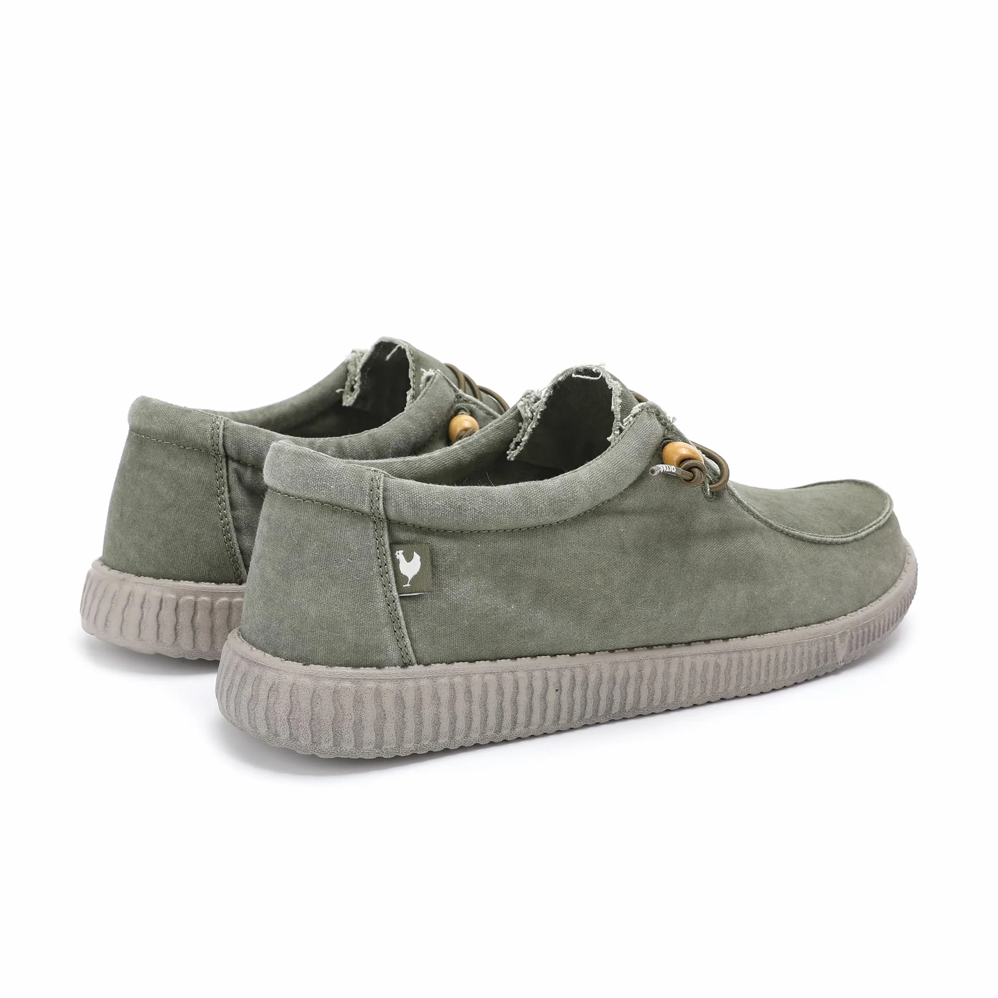WALK IN PITAS | WP150 WALLABI Washed | Mokasyny męskie | Casual buty do łodzi | Letnie kapcie | Męskie buty na co dzień | Męskie buty Pitas, Khaki, 42 EU